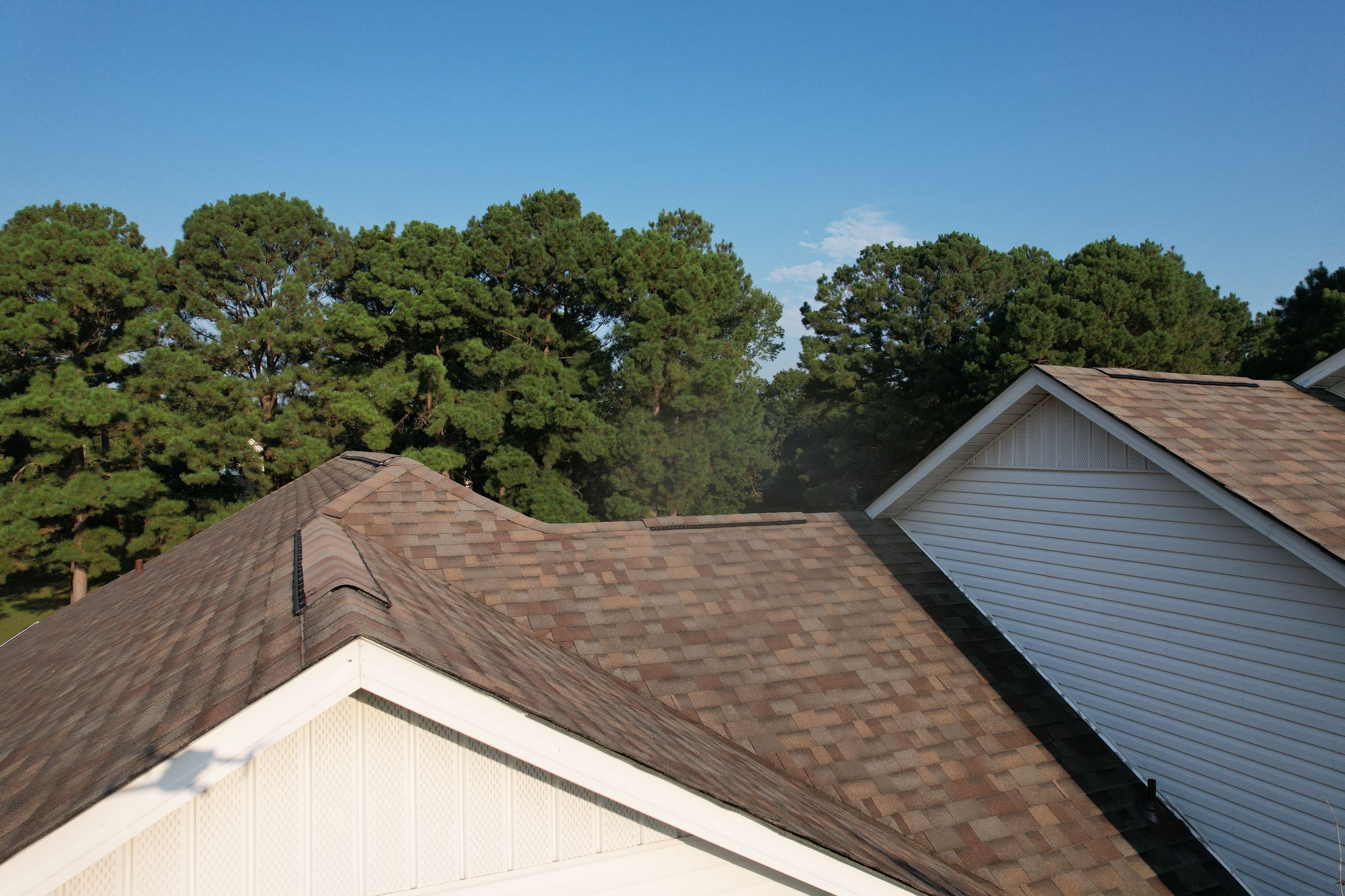Residential Roofing Repair using Malarkey Highlander: Natural Wood by Hostetler Roofing