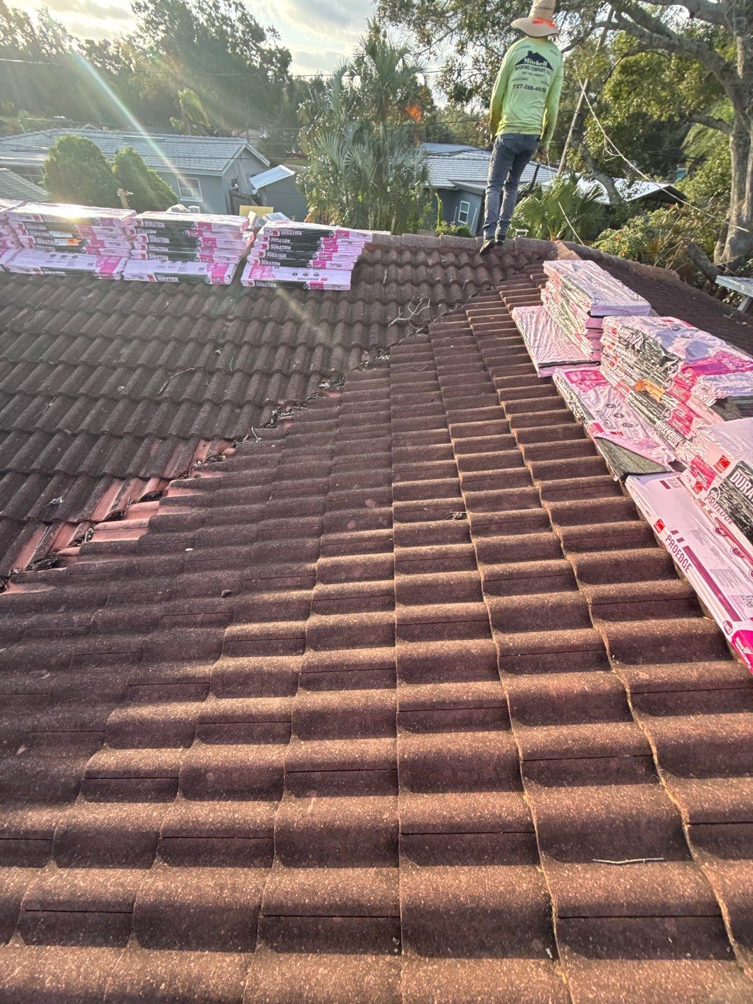 Project in Clearwater 33763 by Mitchell Roofing Company LLC 