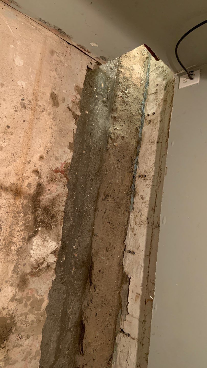 Solving a One-Wall Water Issue in St. Paul by Waterproofing Northeast