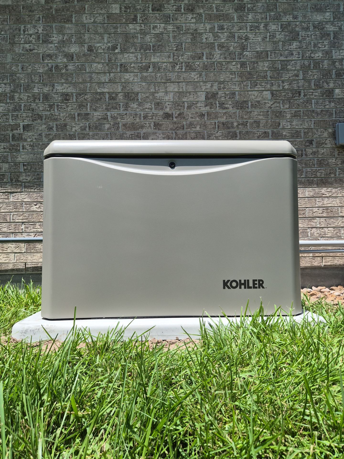 Kohler Standby Generator Installation for Residential Property in Conroe, Texas by GenTex Elite Services