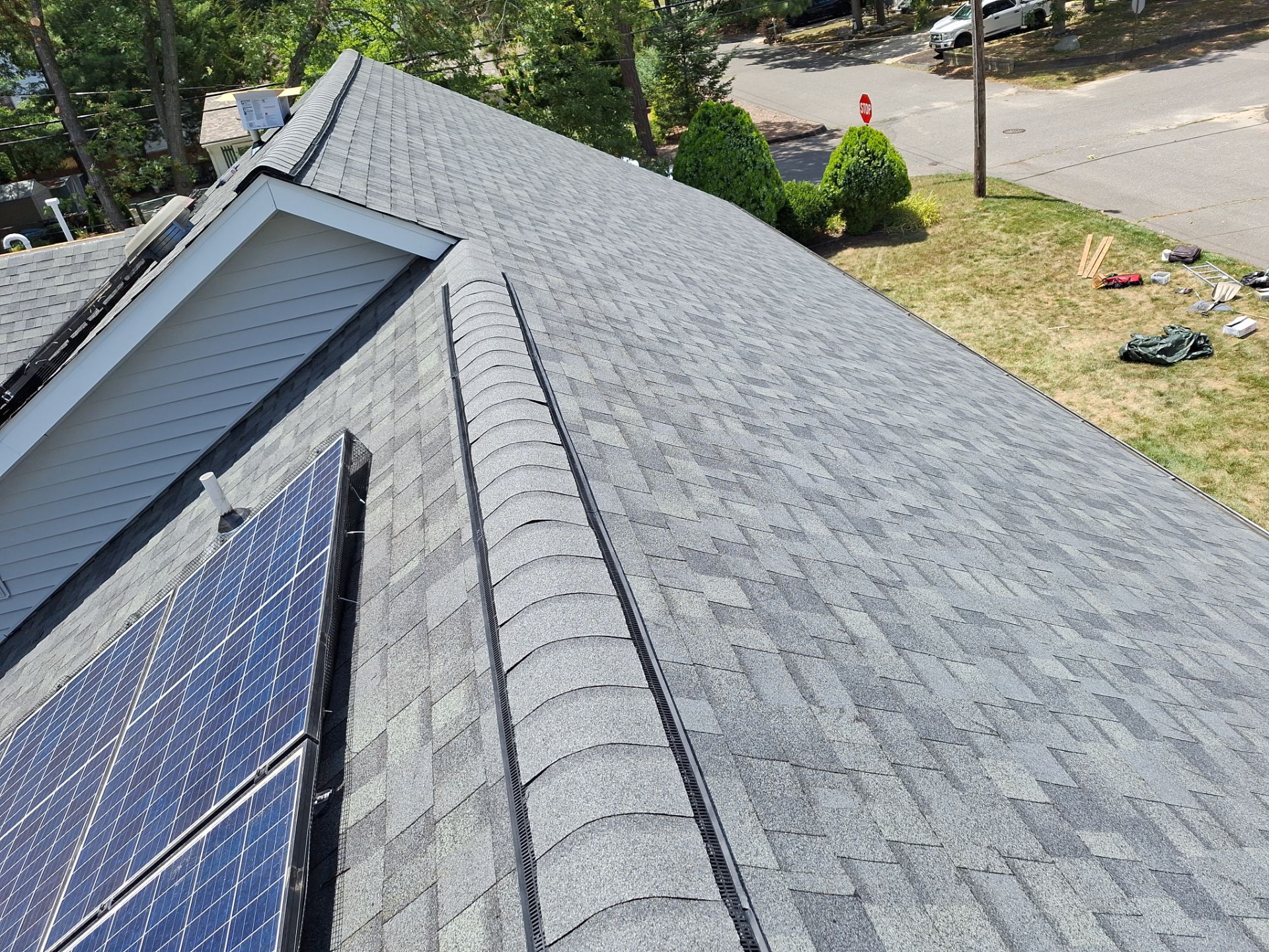 Silver Birch Shingles by Reimagine Roofing