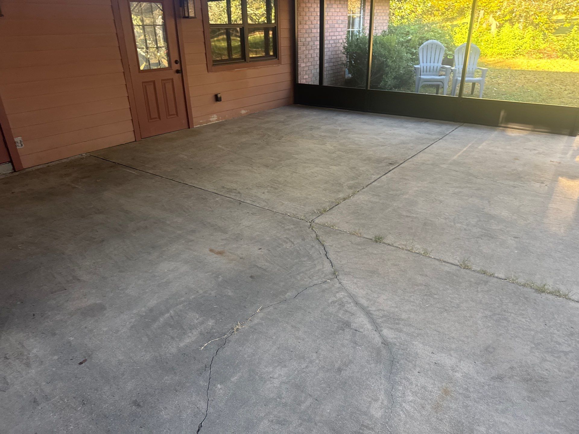 Porch in Lake City, FL in Pebble Beach by Cross Creek Concrete Coatings