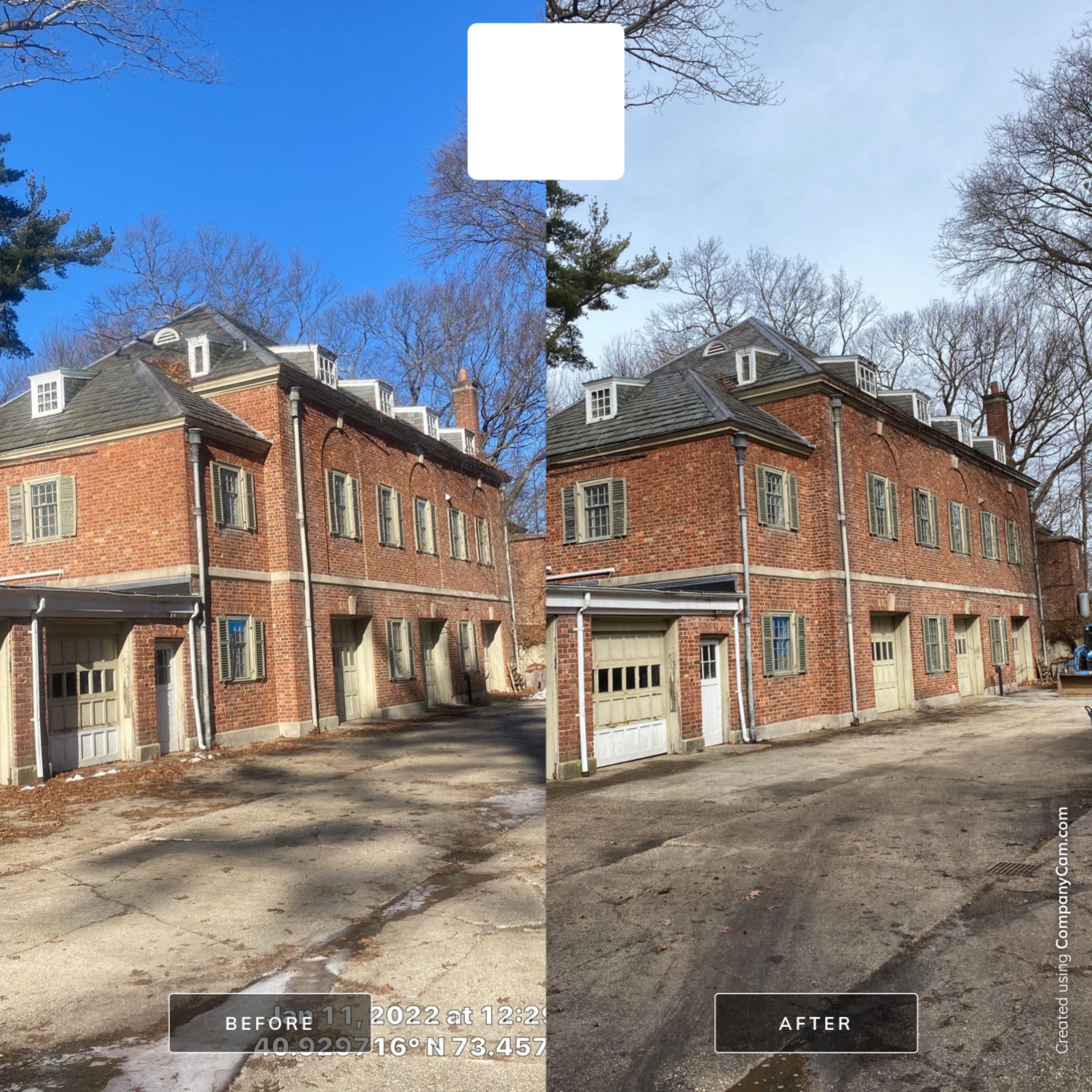 Caumsett Mansion by Above All Gutters 