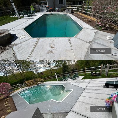 Poolside Concrete Floor Coating