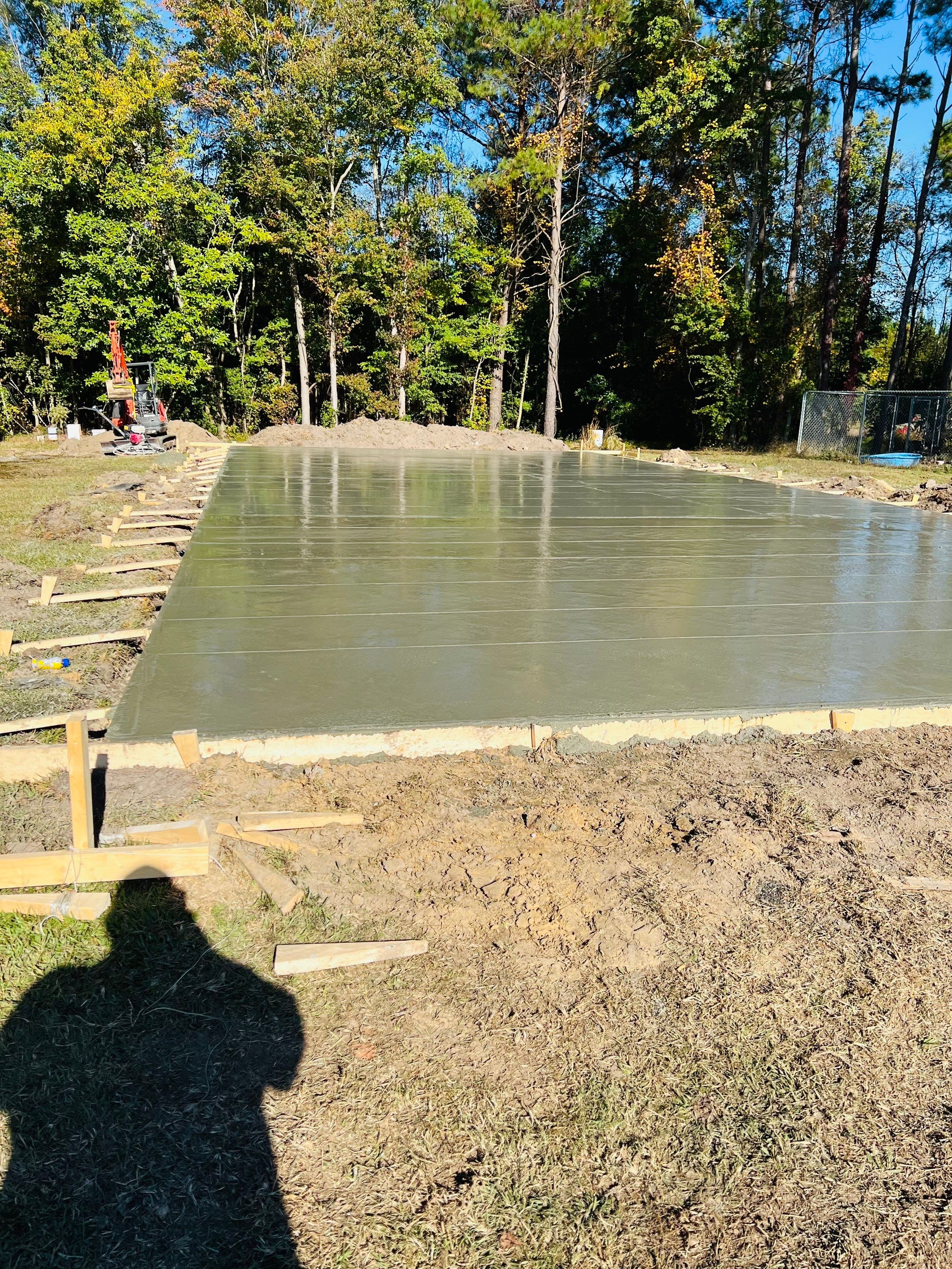 Pre engineered Metal Building and slab by S.W. Contracting & Consulting