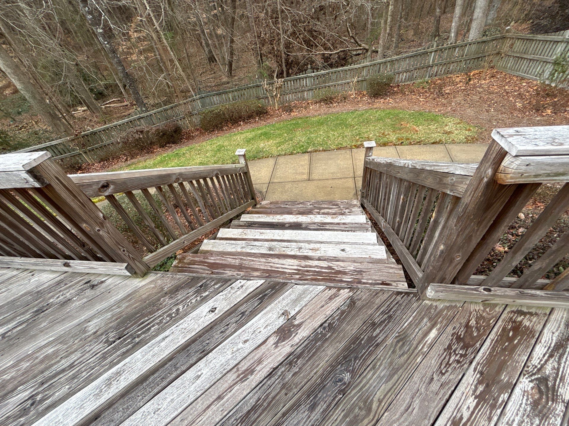Weathered Deck using Wood Sealant by DuraSeal