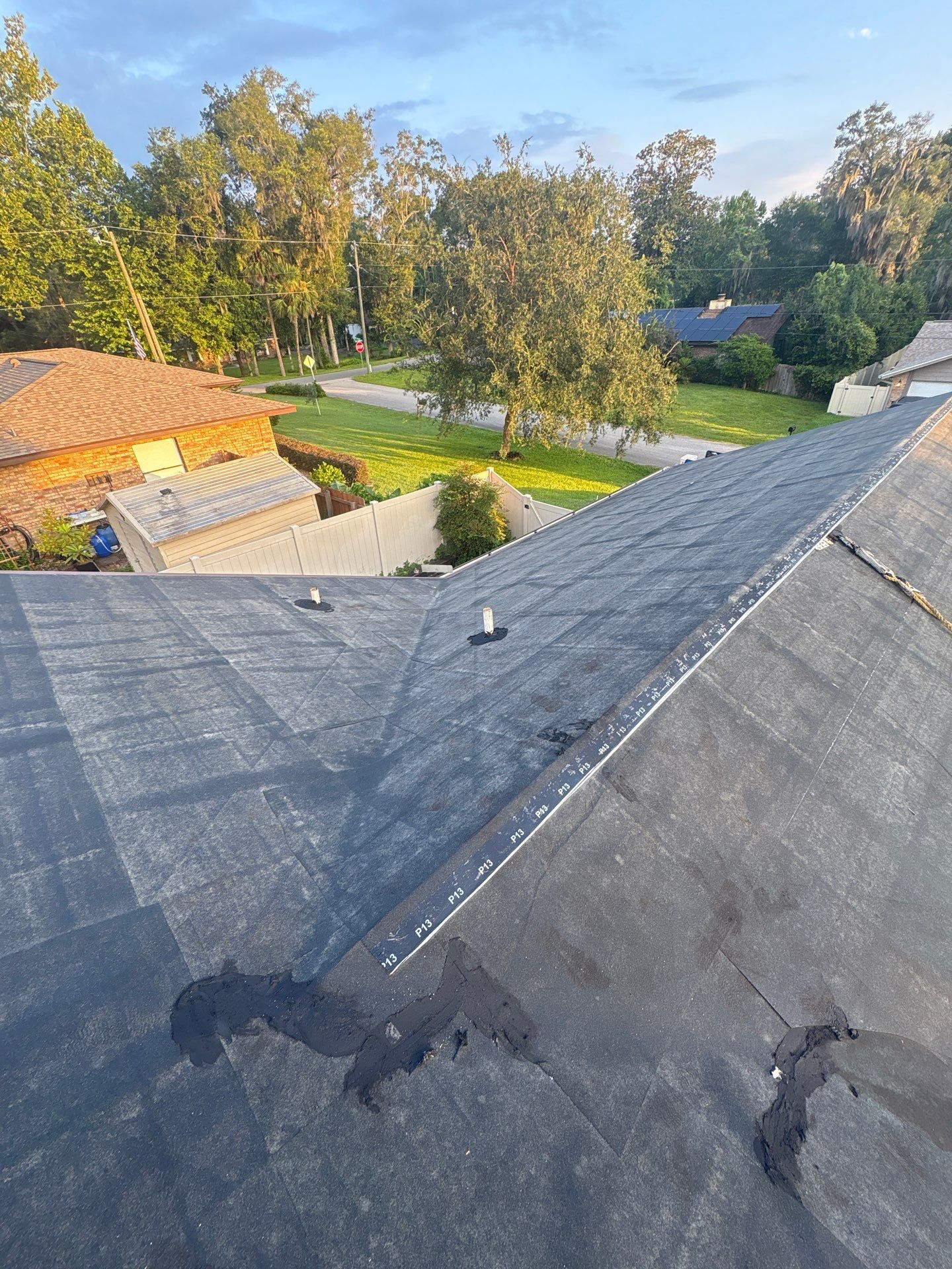 Architectural Shingle Roof Replacement and Attic Inspection in Orange City by Pinnacle Roofing Group