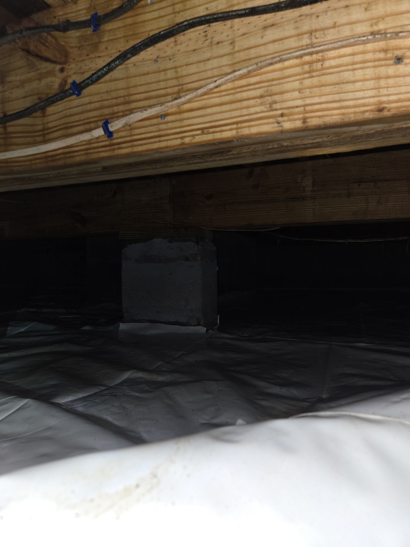 Project in Franklin by Patriot Crawl Space Repairs