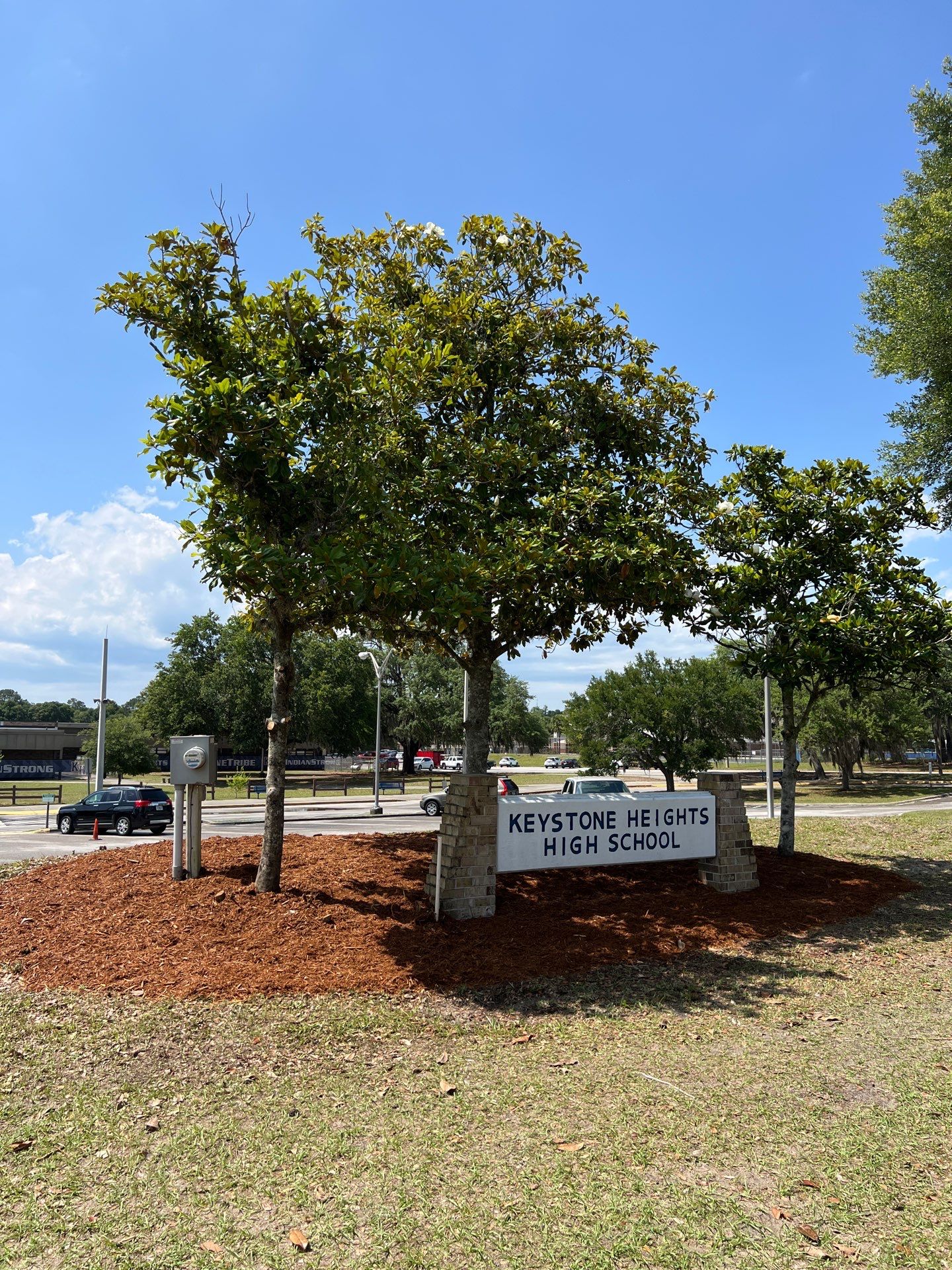 Landscape Install | Keystone Heights HS by ProGreen Services