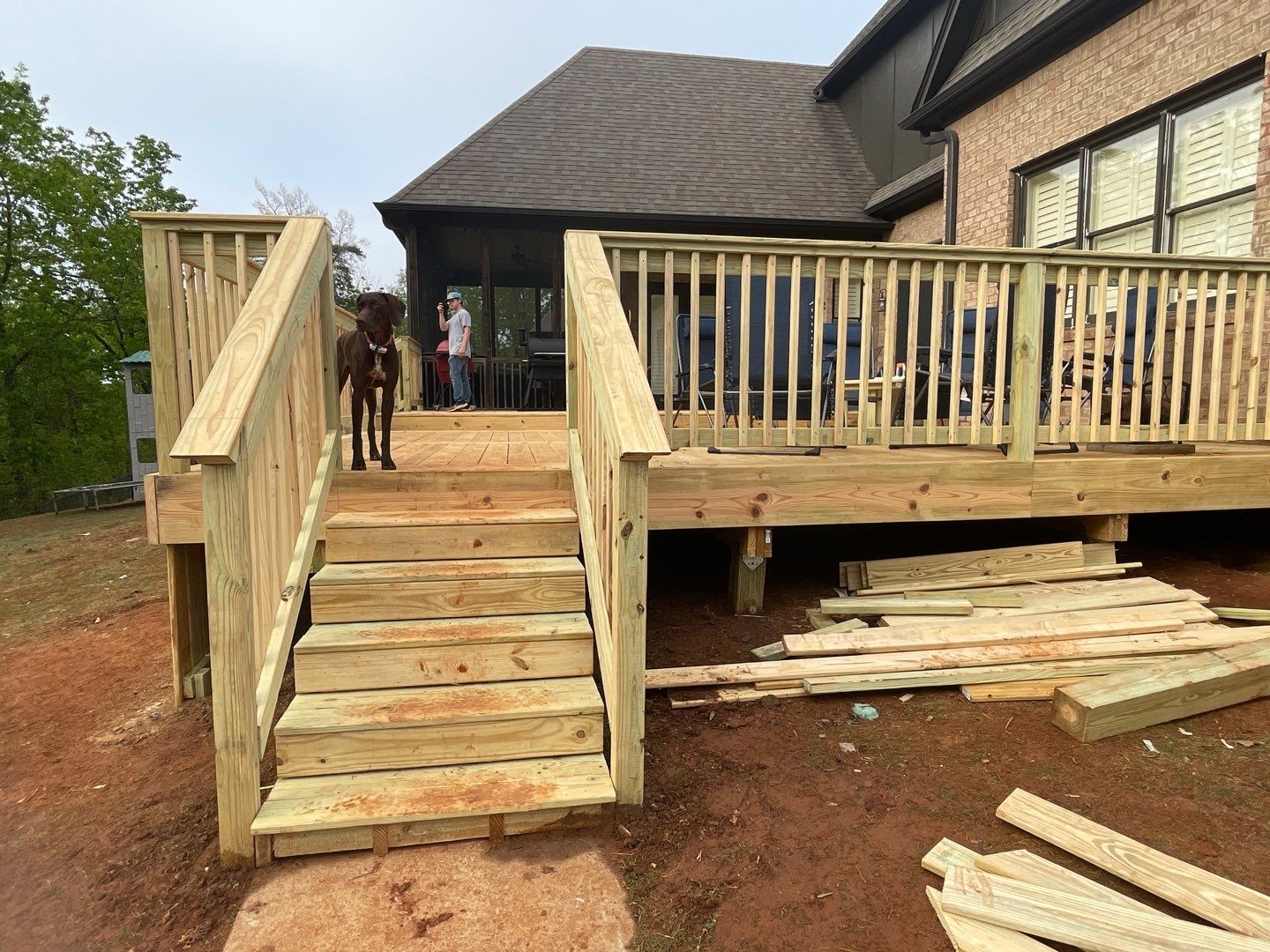 Scout Ridge - Deck Installation  by Pillar and Pine