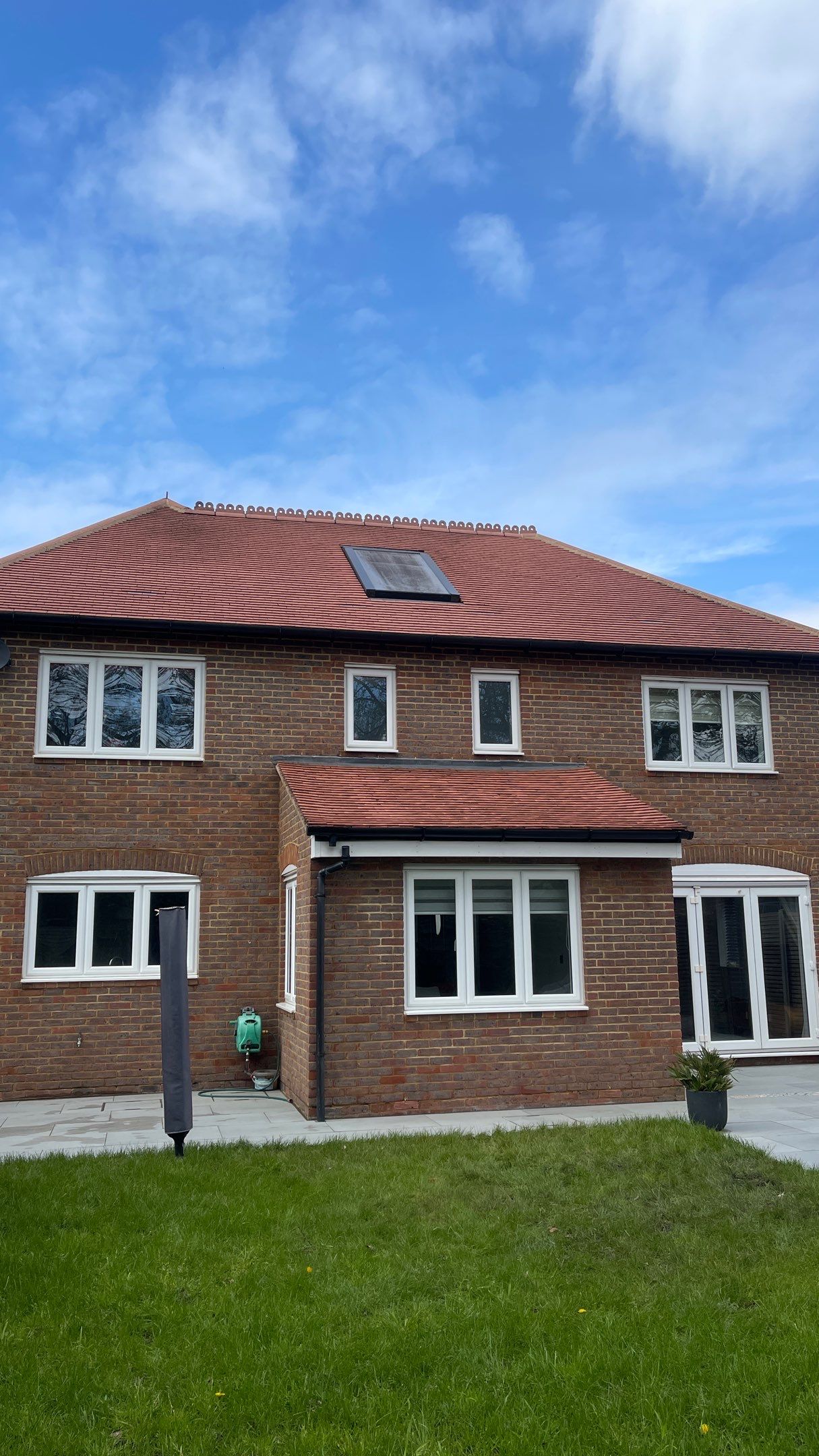 Roof Clean and Biocide Treatment using Honda 15lpm Low Pressure Washing Machine by Ges Exterior Cleaning ltd