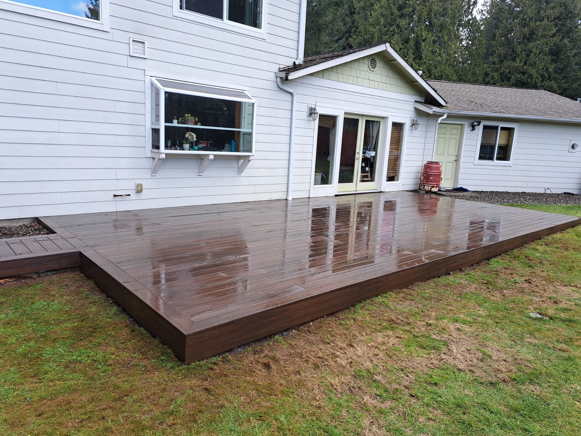 Daniel | Back Deck Installation  by Jireh Asphalt & Concrete Inc 