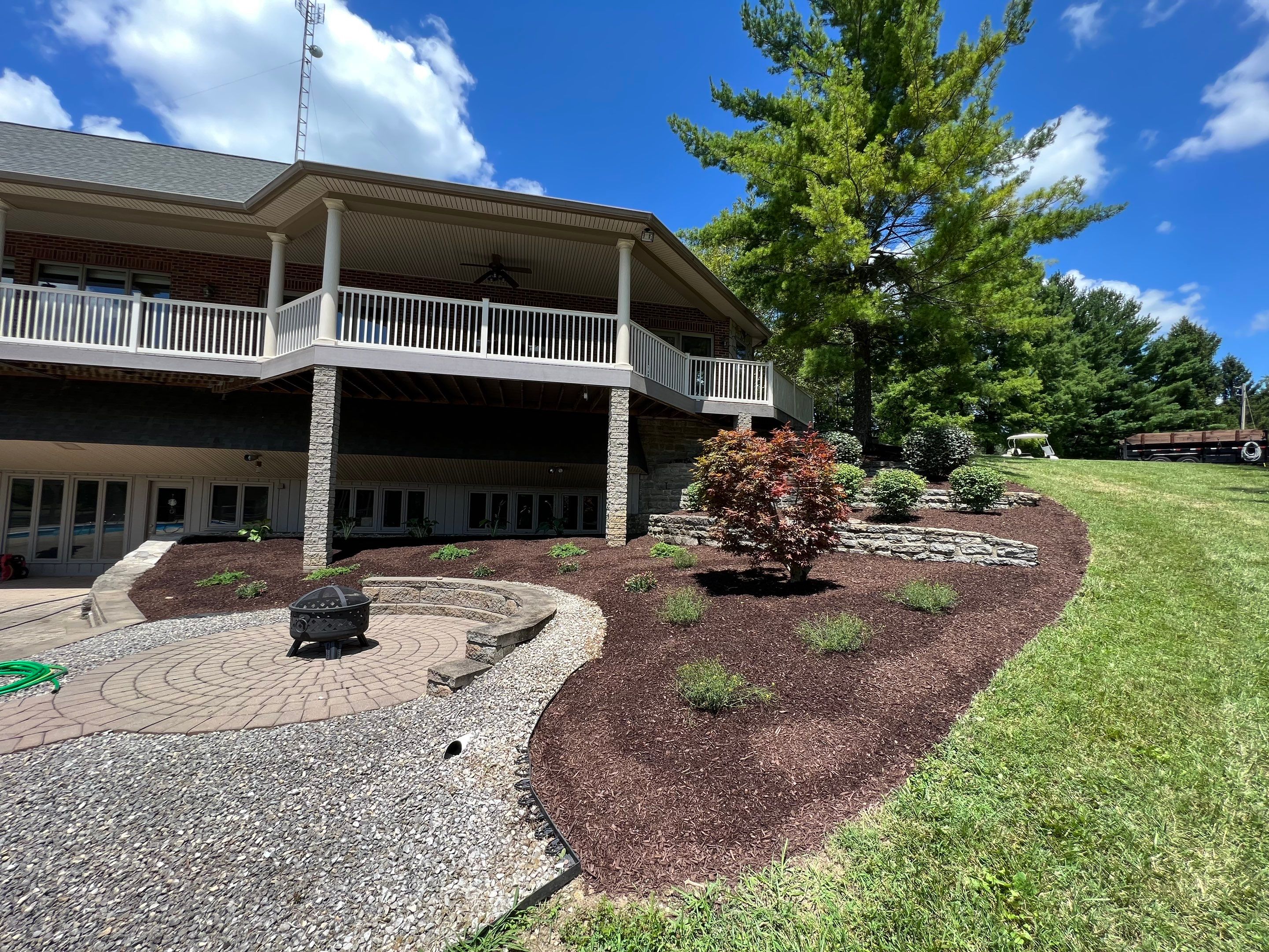 Tear Out, Plant Install & Mulch by Reisenberg’s Lawn & Landscape, LLC