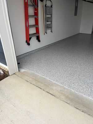 Garage Floor Coating using Tidal Wave