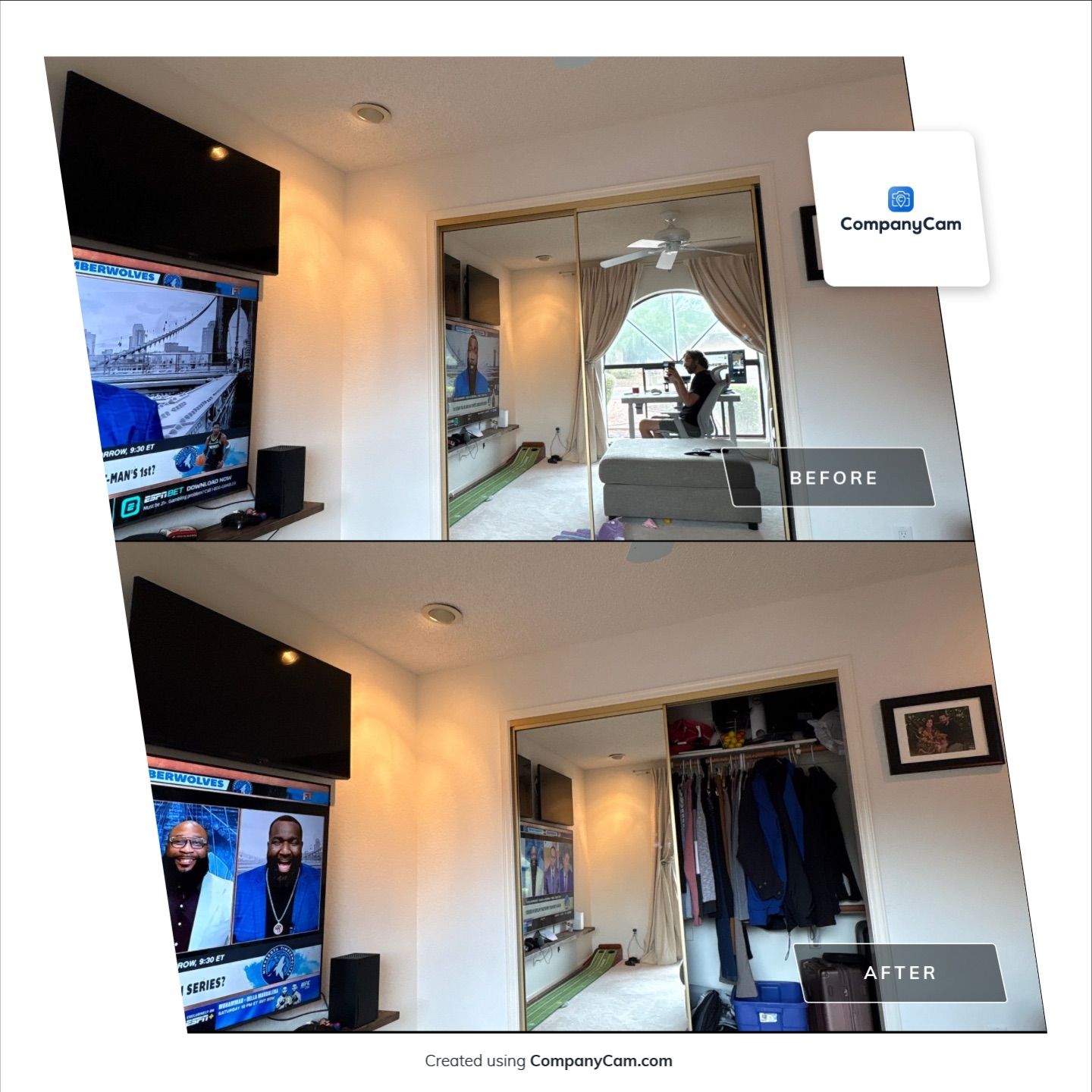 Bathroom Addition using Drywall by CompanyCam Sales Demo