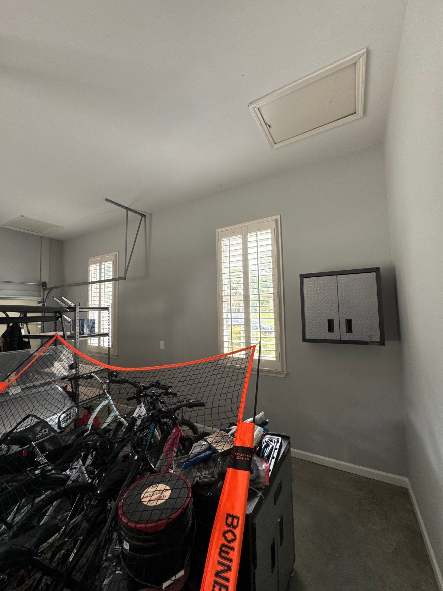 Garage Interior and Door Painting Update in Woodstock by Swift Home Renovations