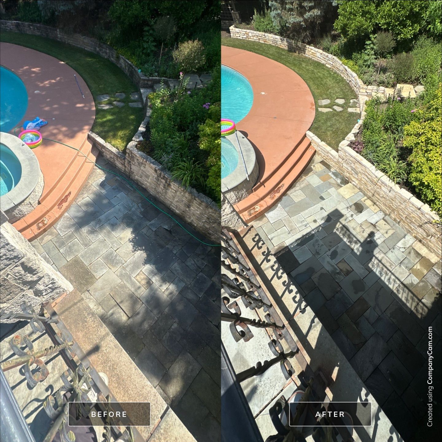 Project in South Barrington by Simmons Power & Soft Washing