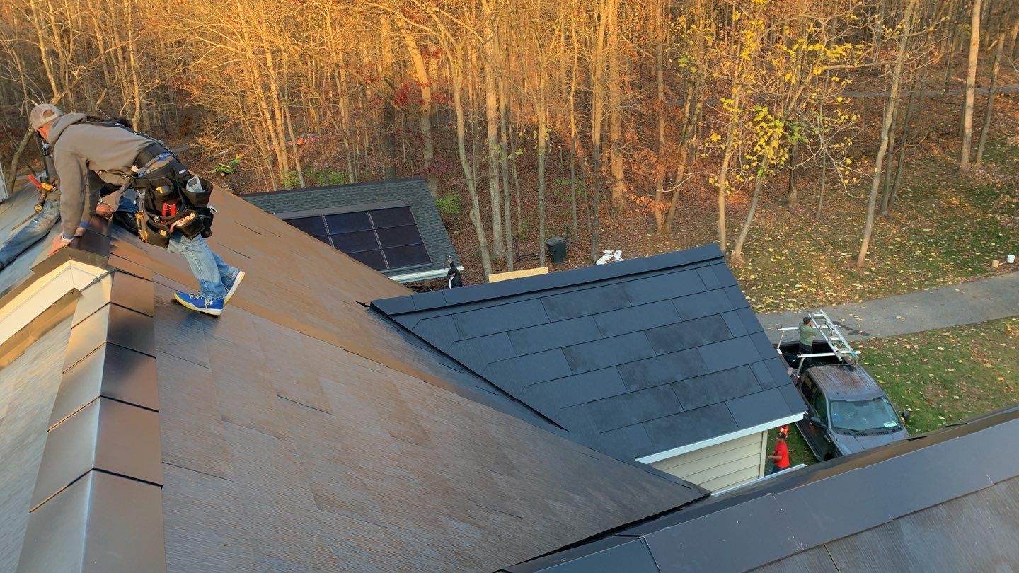 Tesla Solar Roof Replacement by American Home Contractors