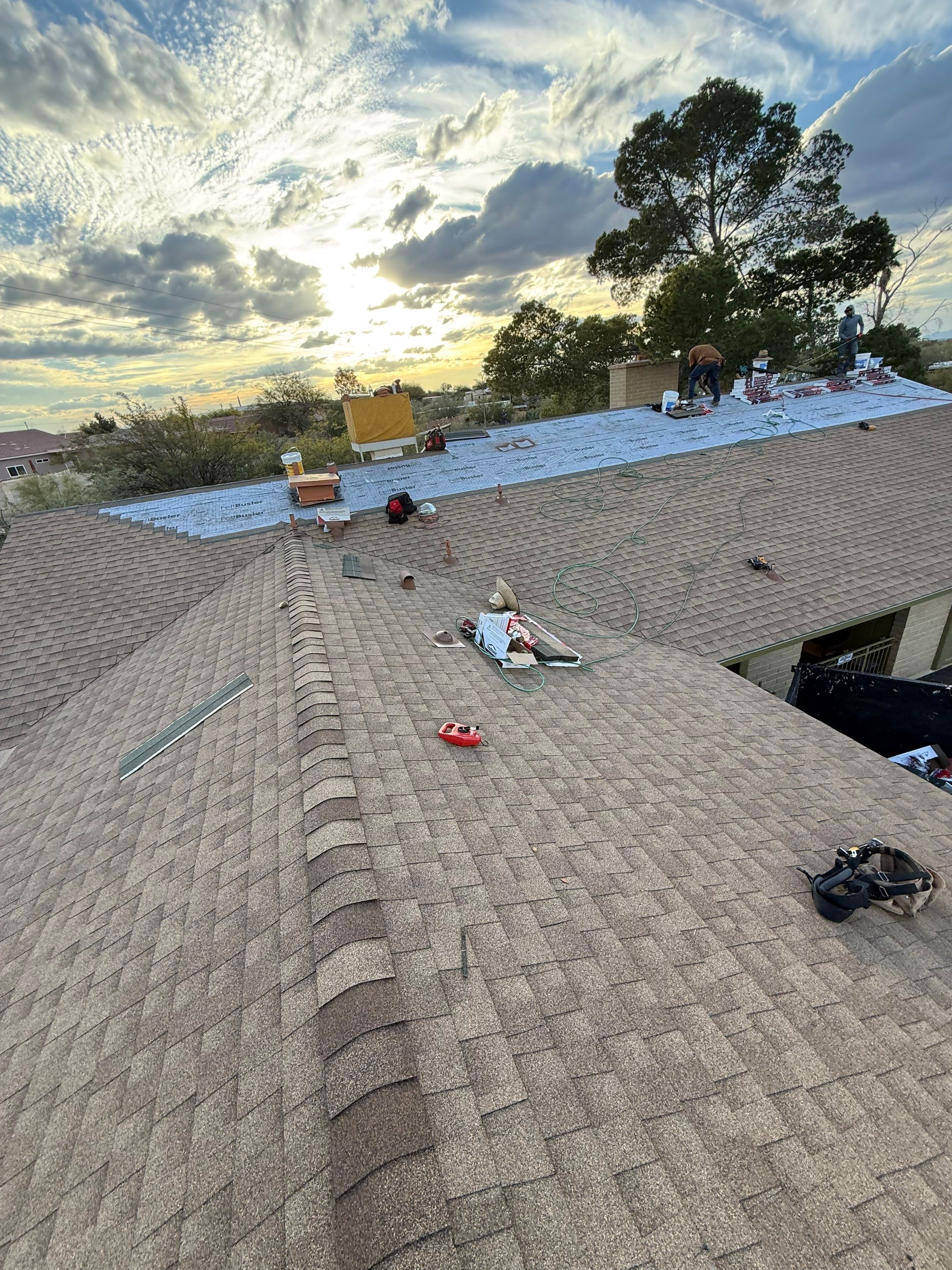 Project in Tucson by West Coast Roofing AZ