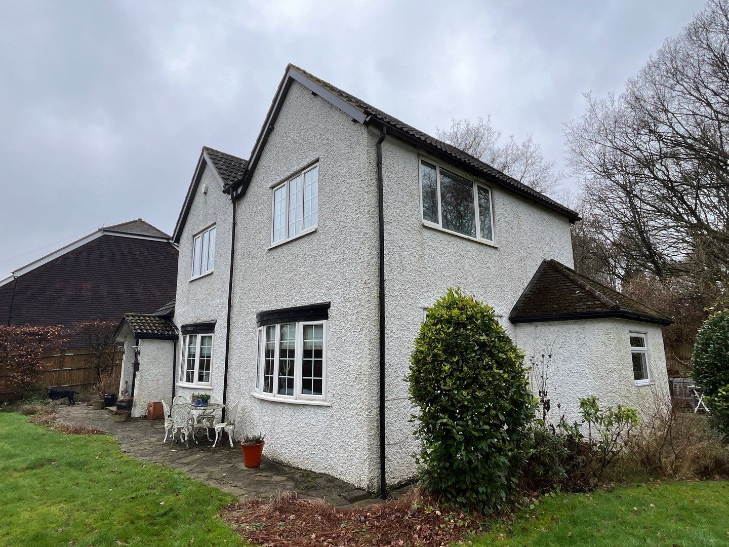 Render Clean using Pureseal Biocide by Ges Exterior Cleaning ltd