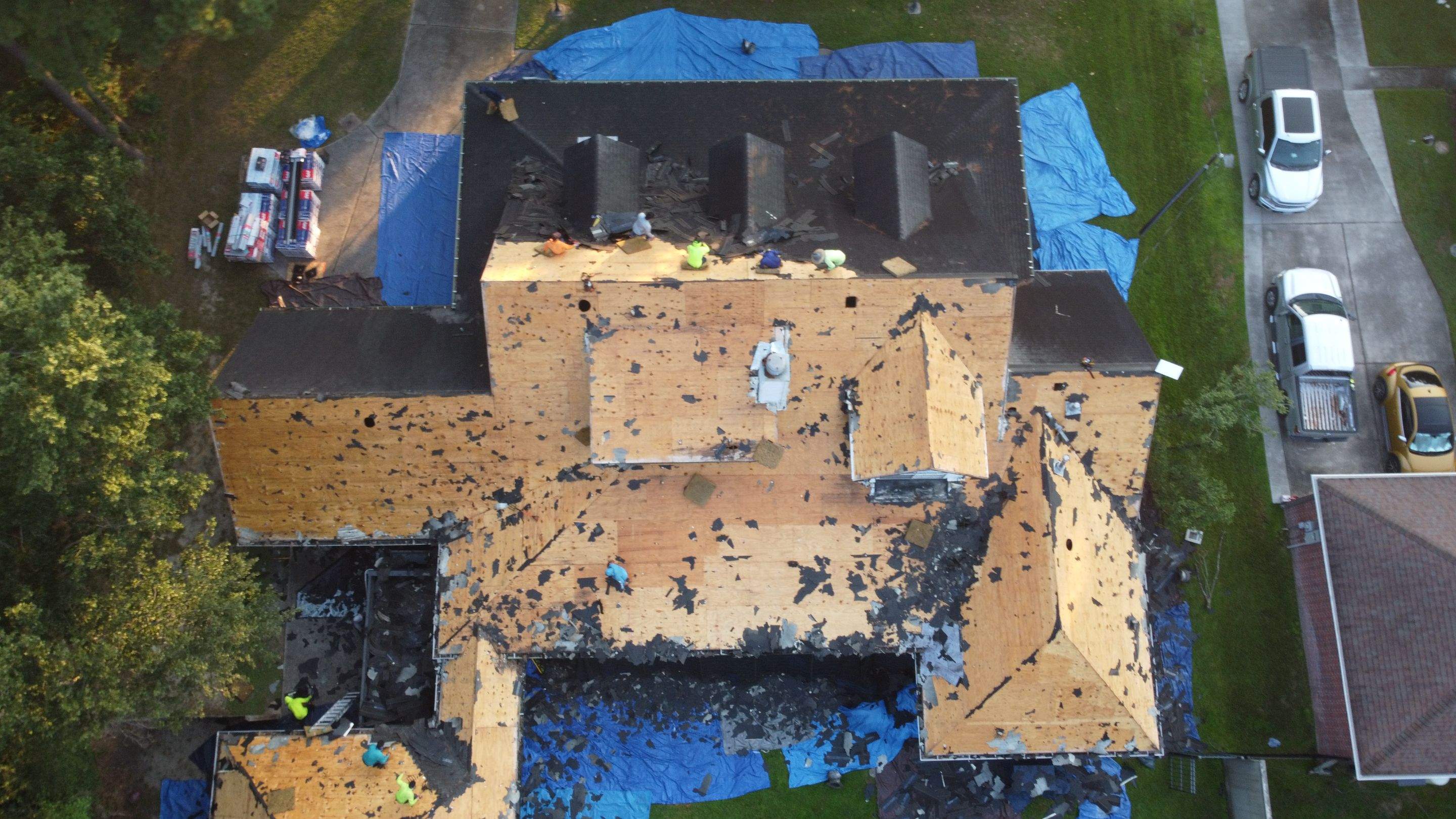 Comprehensive GAF Architectural Shingle Roof Replacement in Houston by Good Vibes Roofing