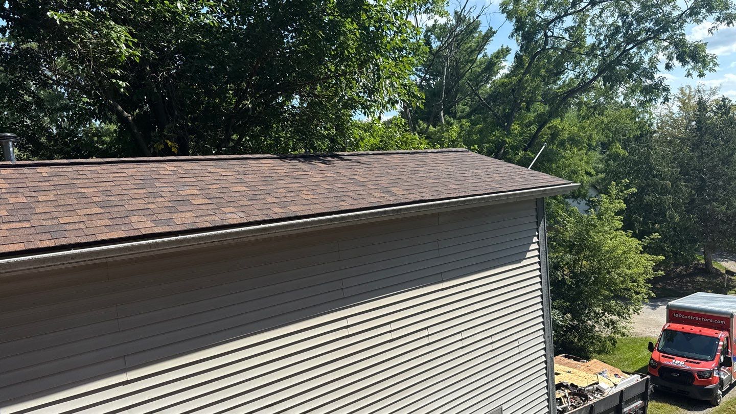 Roof Replacement using Owens Corning Brownwood by 180 Contractors