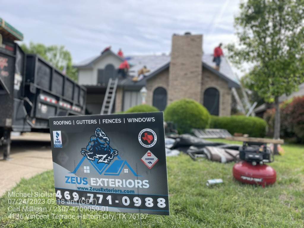 Project in Haltom City  by Zeus Exteriors