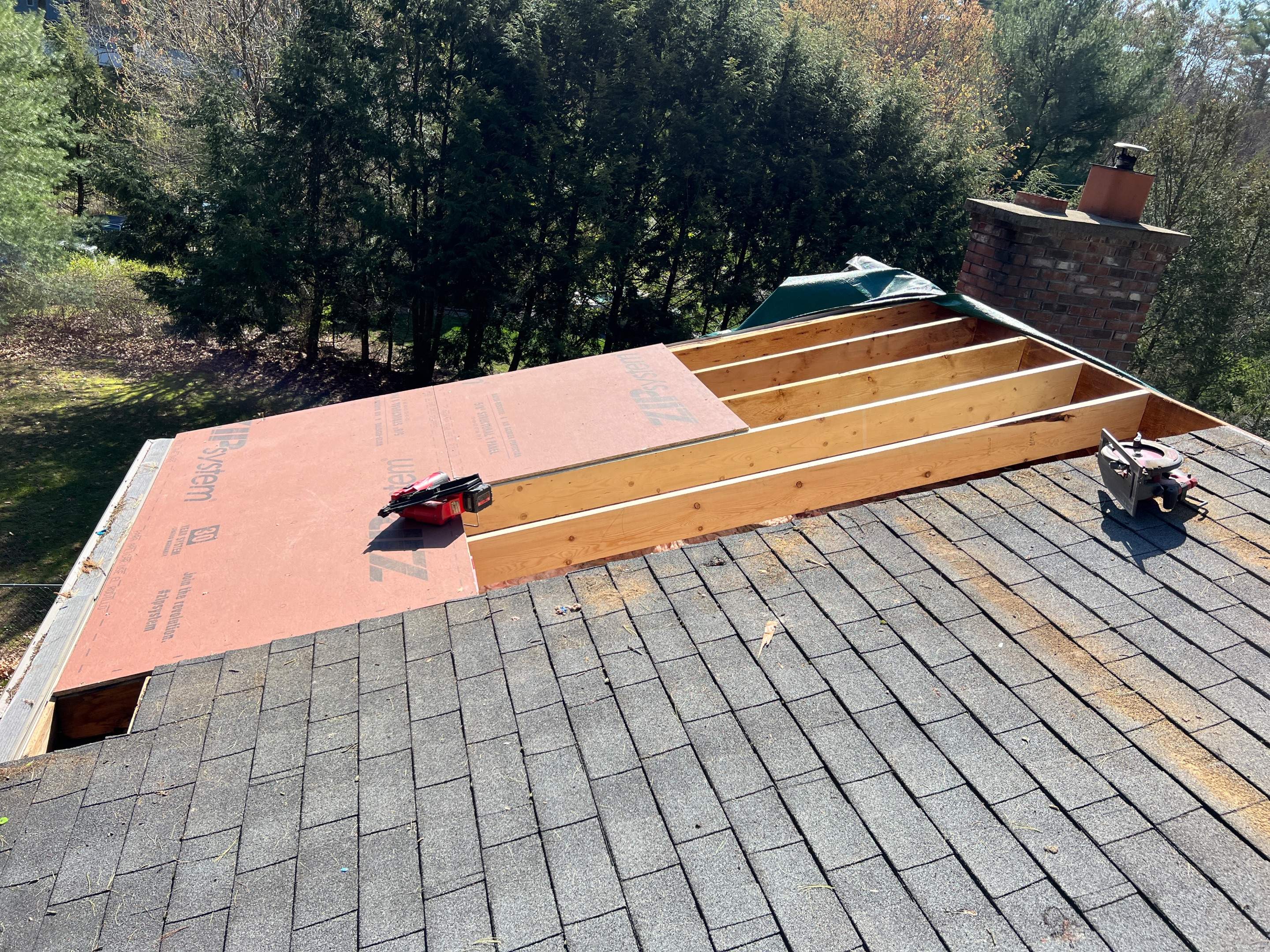 Tree Damage/Roof Repair by Chagnon Building & Remodeling LLC