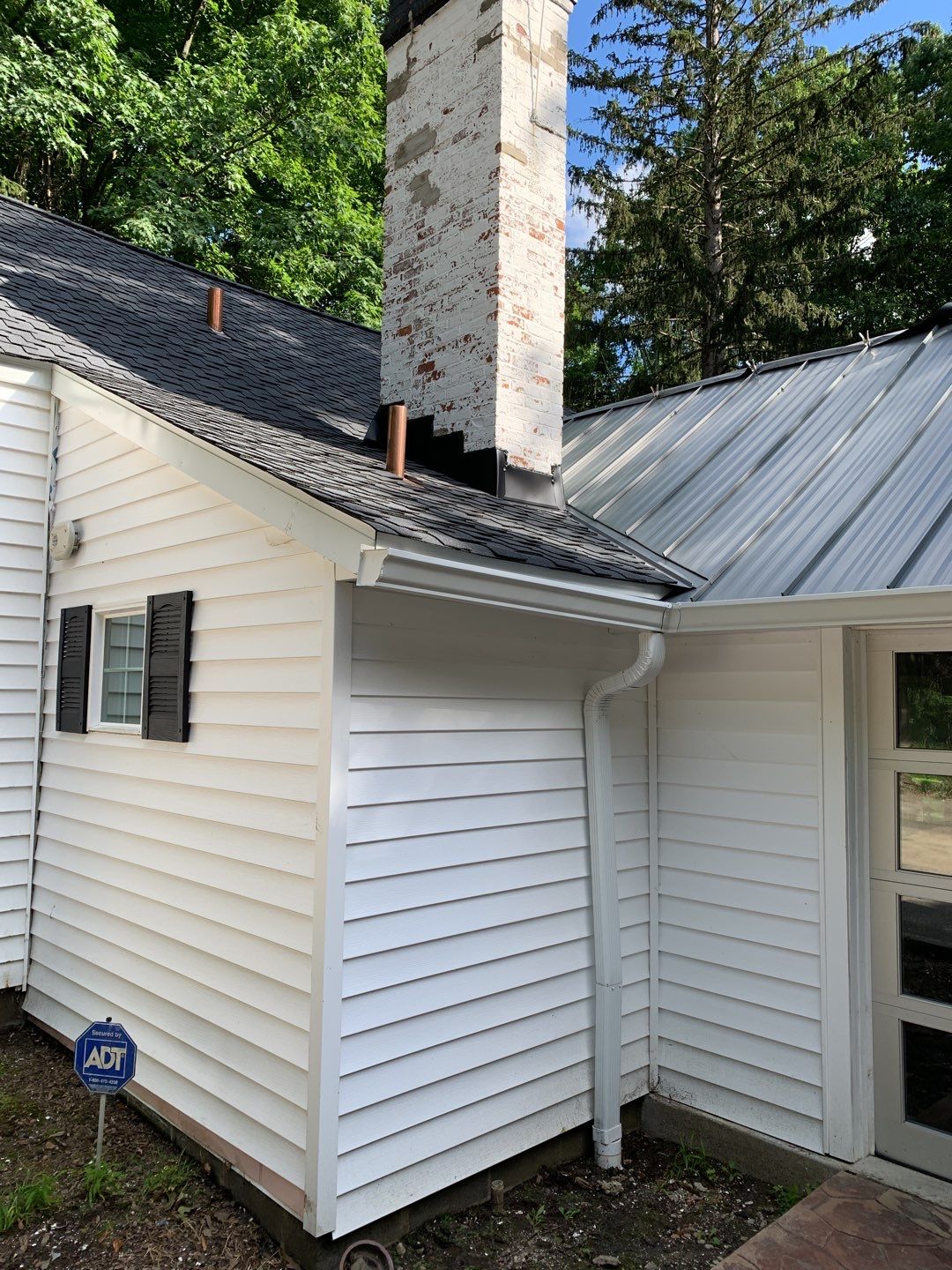 New CertainTeed Presidential Shake Roof with Standing Seam Accents  by Runyon & Sons Roofing