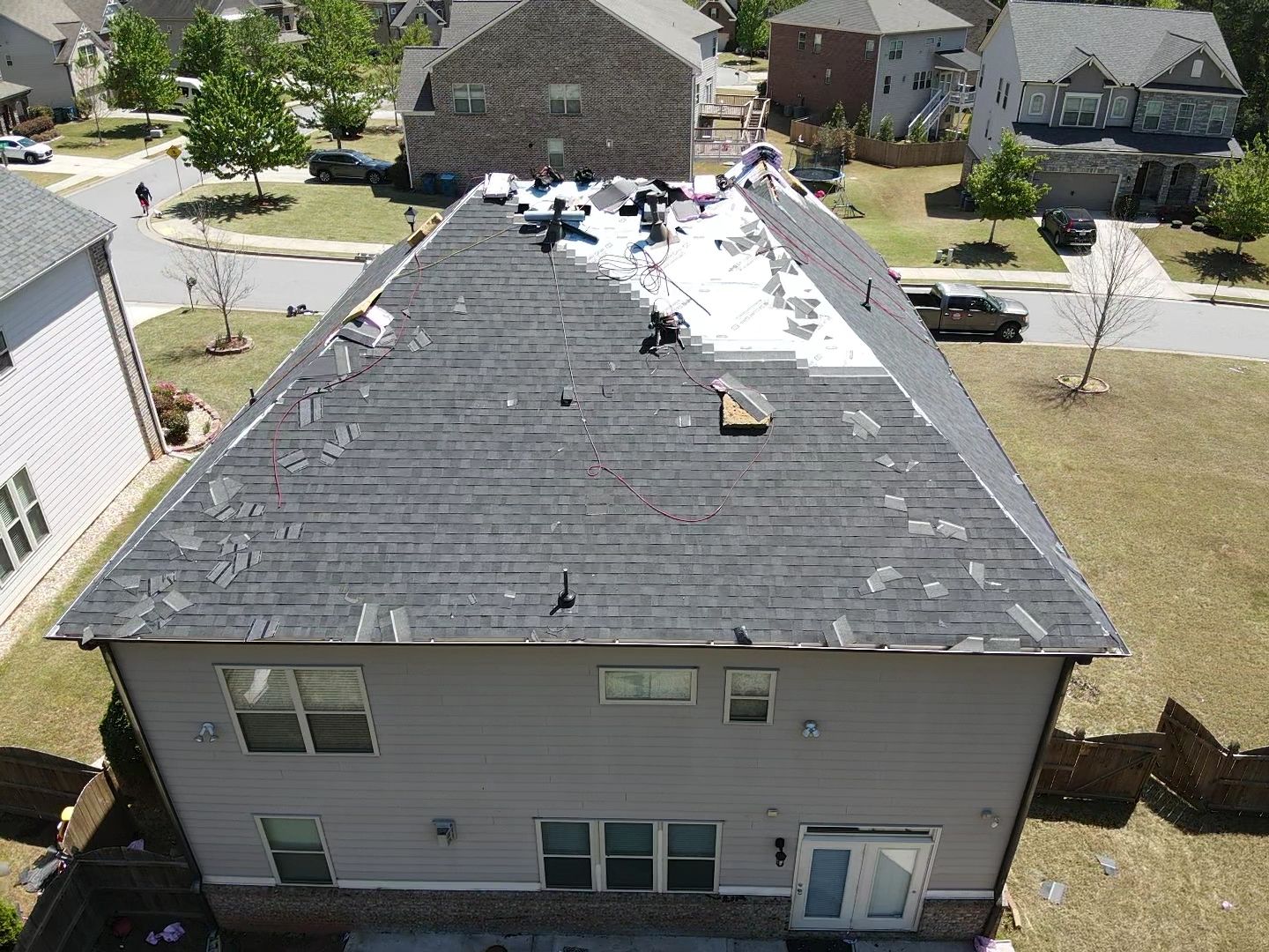 Residential Roofing Installation using Owens Corning by Inspector Roofing and Restoration
