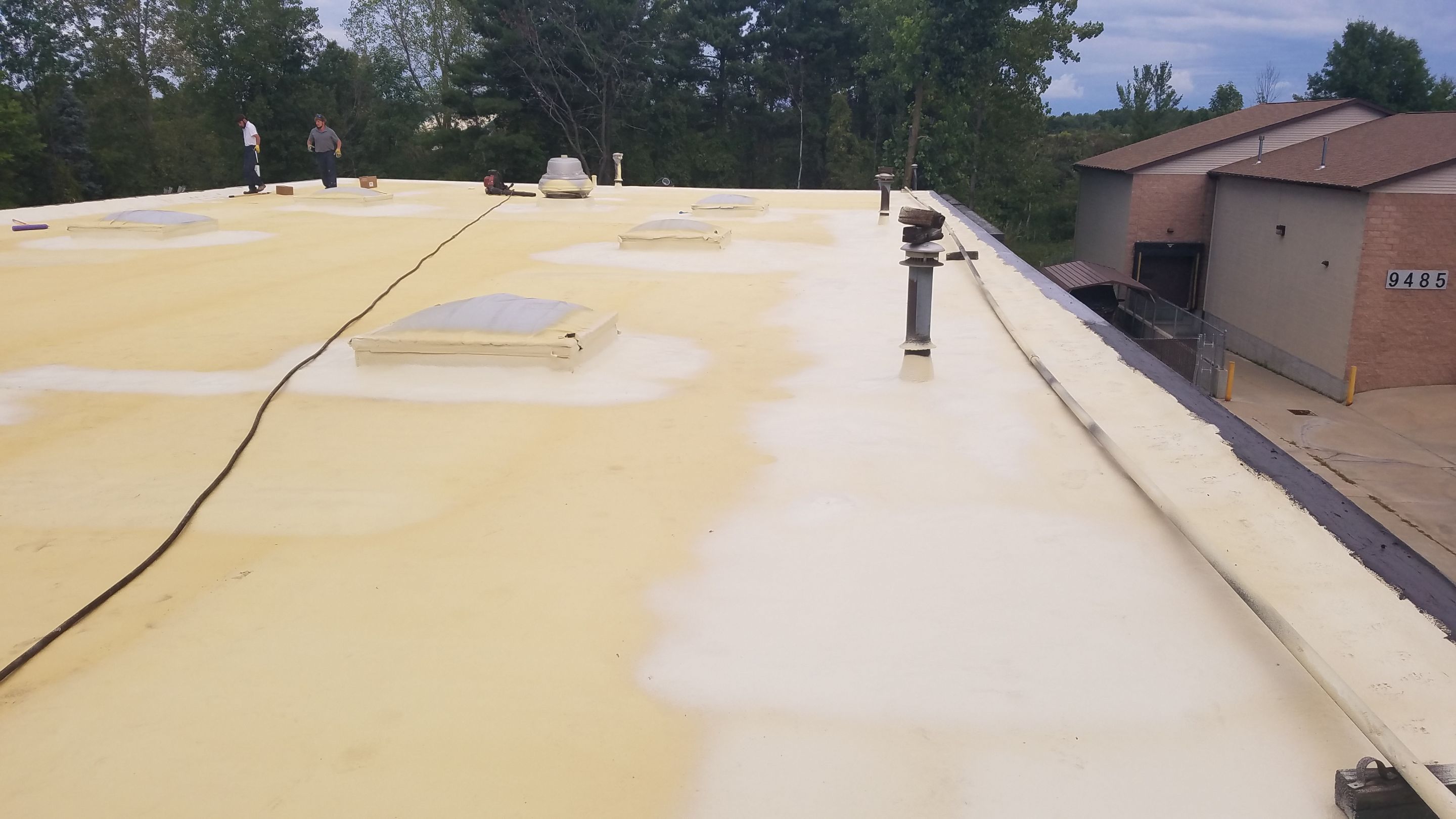 Spray Foam Roof System by Gold Star Roofing LLC 