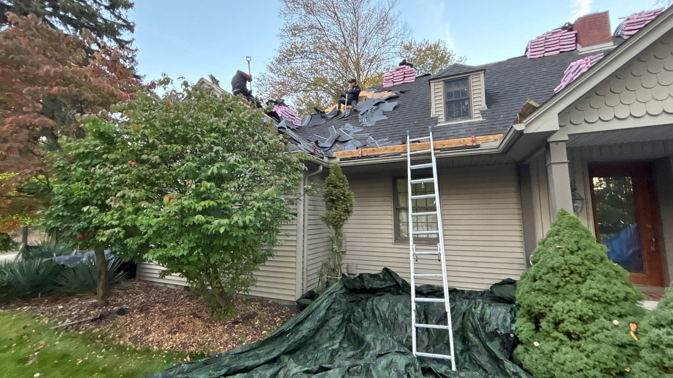 Roof Replacement using Owens Corning Driftwood by 180 Contractors
