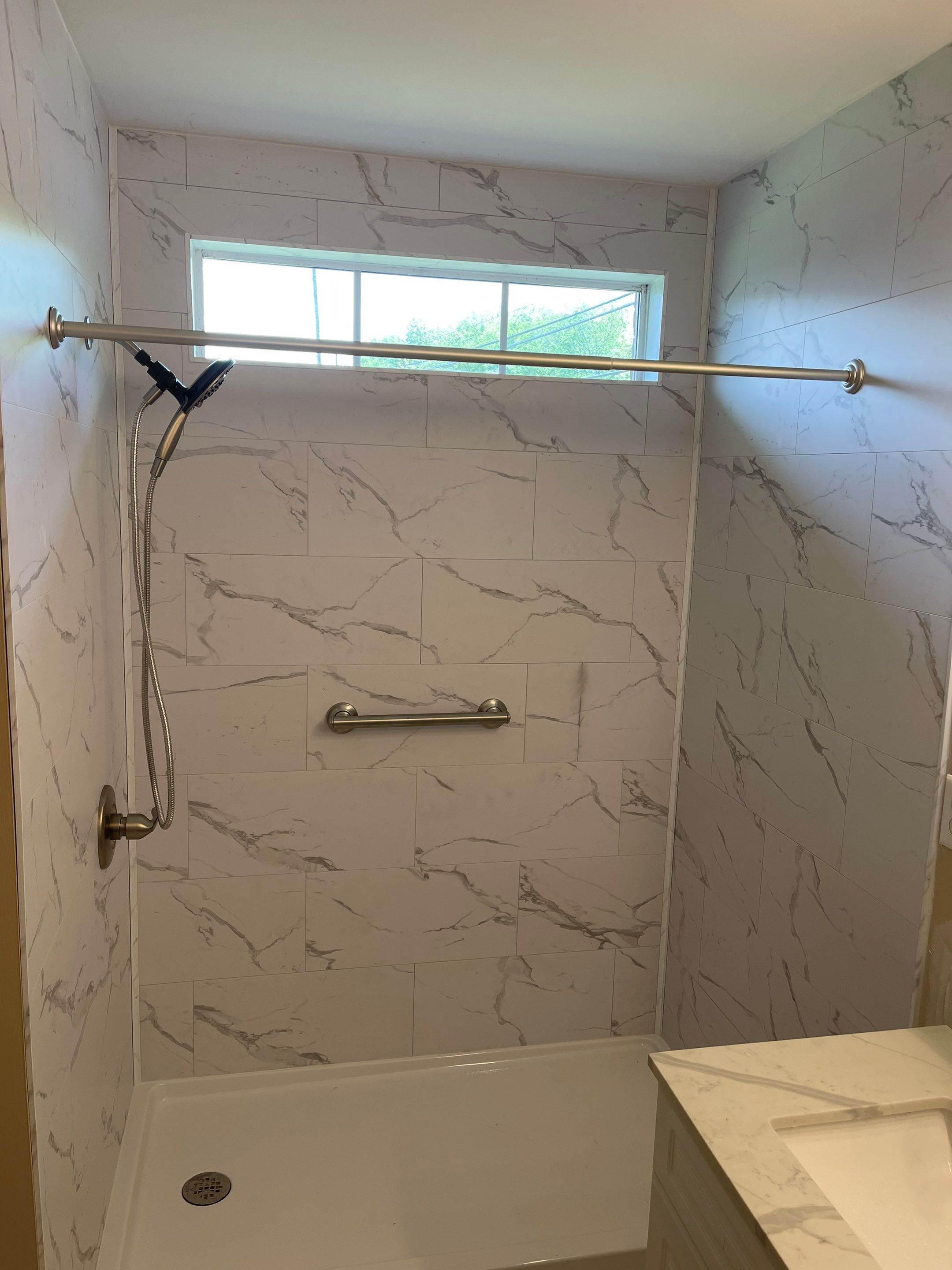 Hickory Point - Bathroom Update by Pillar and Pine