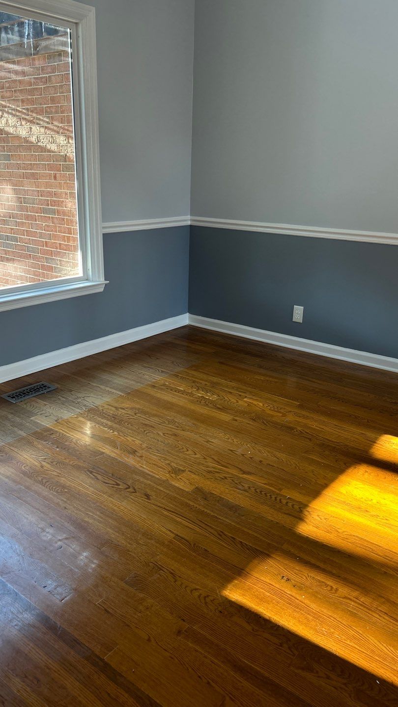 Refinished well-loved hardwoods for home sale by Footprints Floors of Nashville