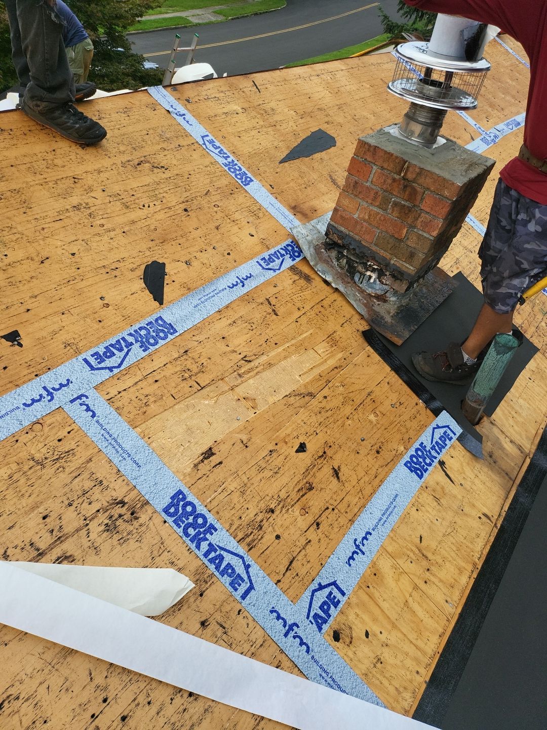 Residential Roofing Installation using Owens Corning TruDefinition Sierra Gray by A Plus Exterior