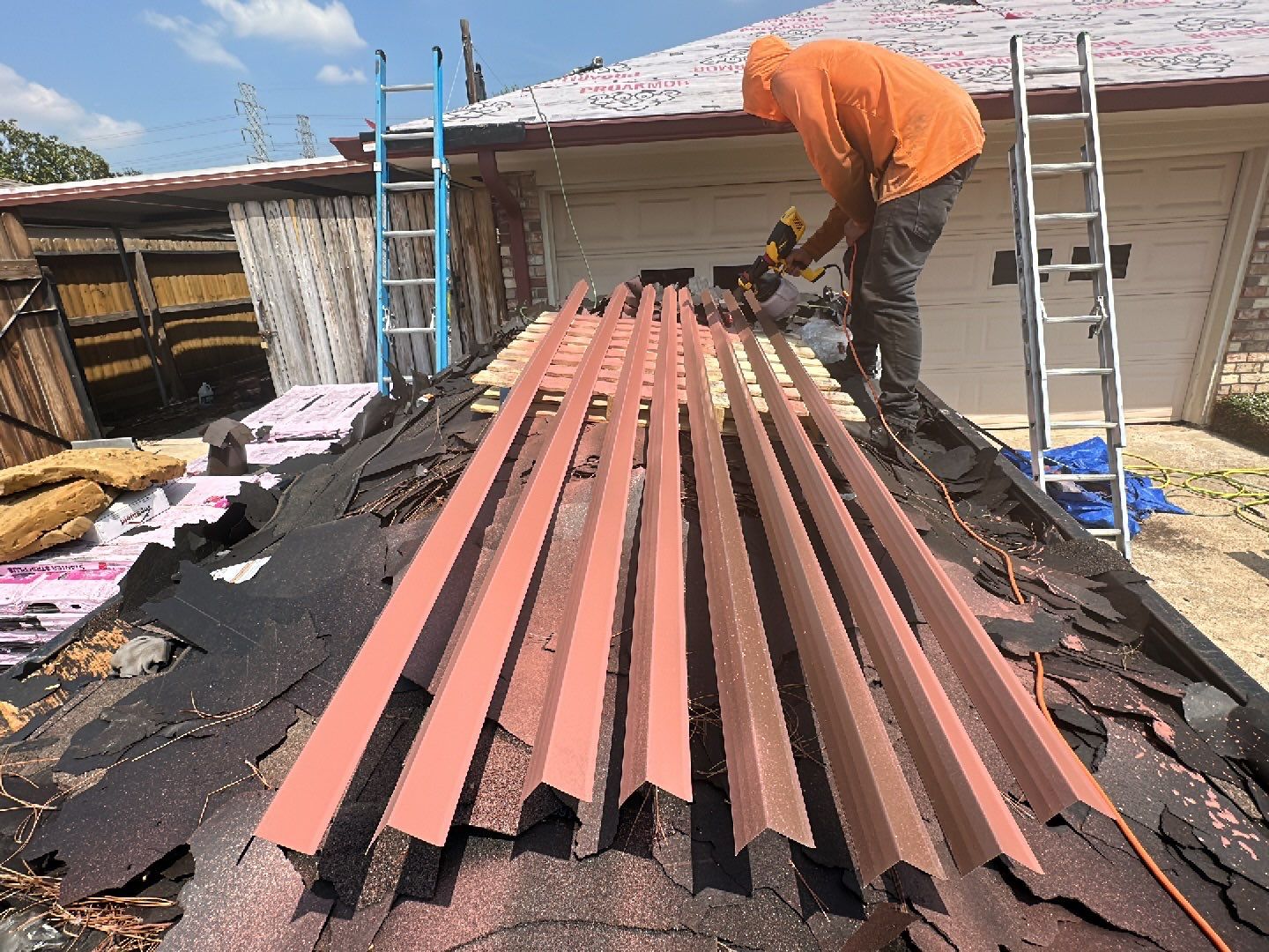 Residential Roofing Installation using Owen's Corning Duration (Lifetime) Shingles by Roof Repair Company