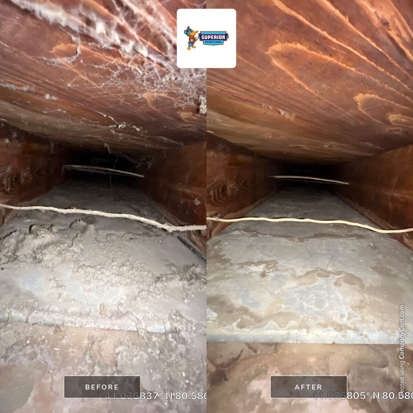 Air Duct Cleaning With a Vacuum Truck in Campbell, OH by Superior Air Duct Cleaning