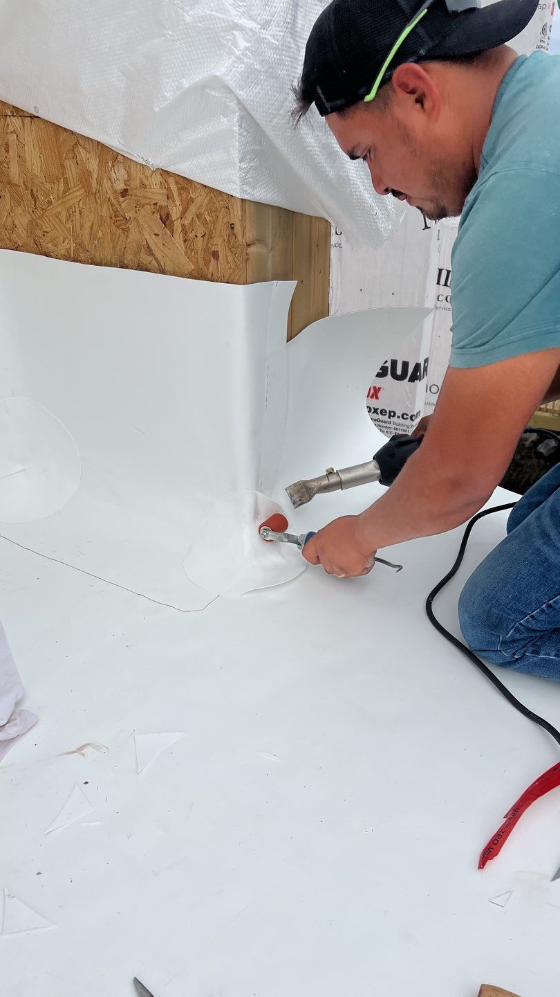 Residential Roofing Installation using TPO by Undersun Roofing 