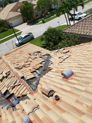 Concrete Tile and Flat Roof Repair in Boynton Beach