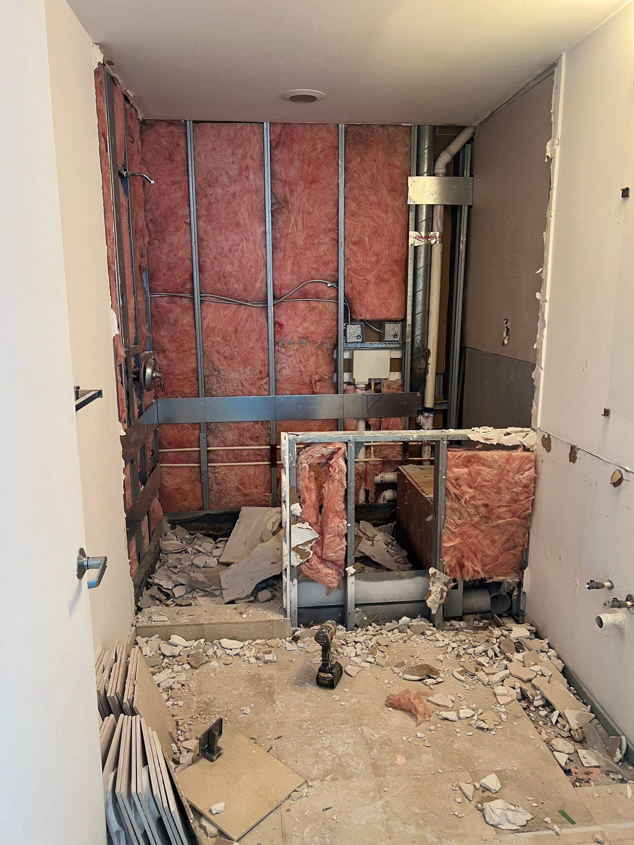 Bathroom and Flooring Renovation by The Goat Contractor ( Giampri Corp)