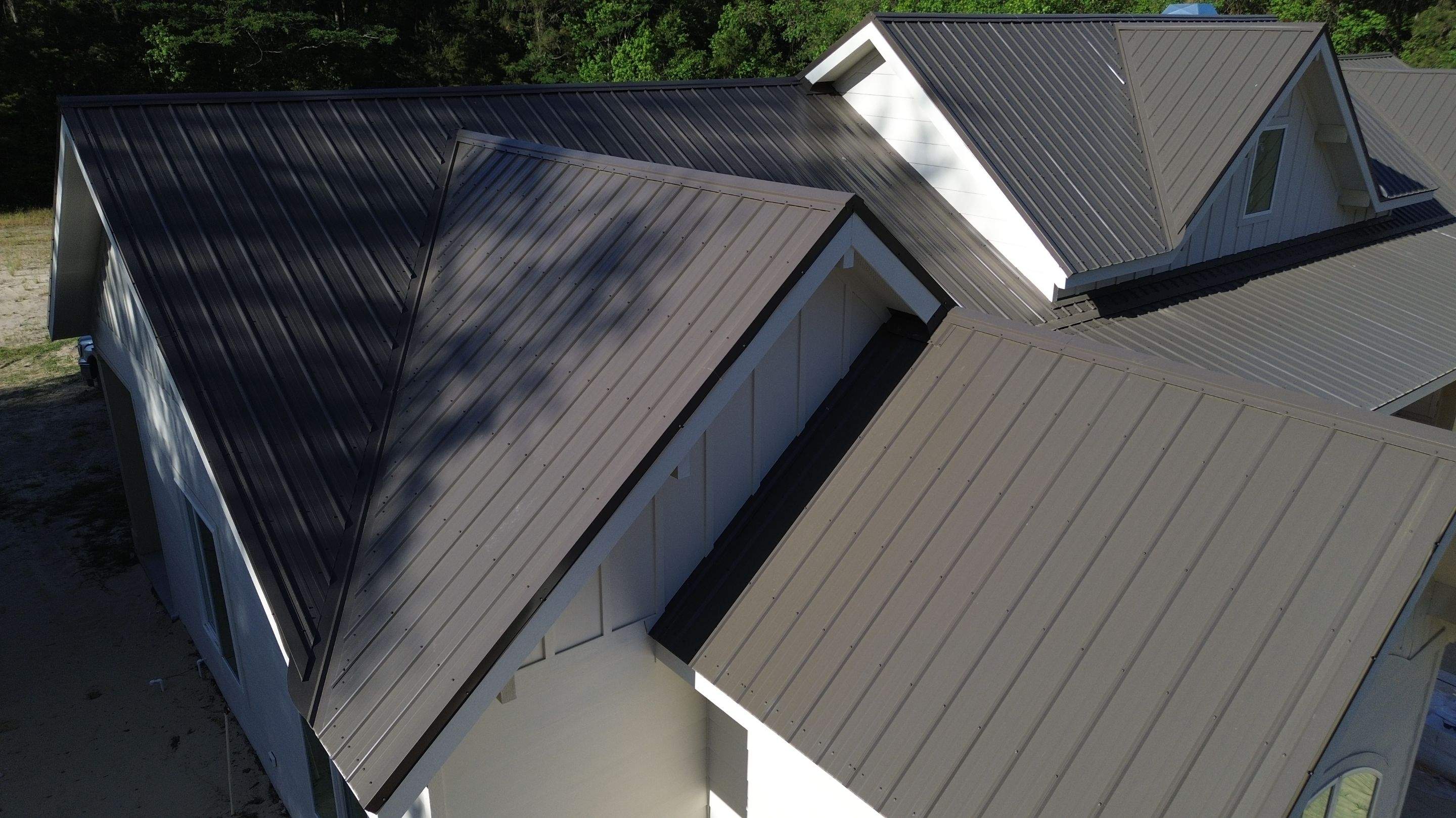 Metal Roof on New Construction in Gainesville, FL by Brehm Roofing