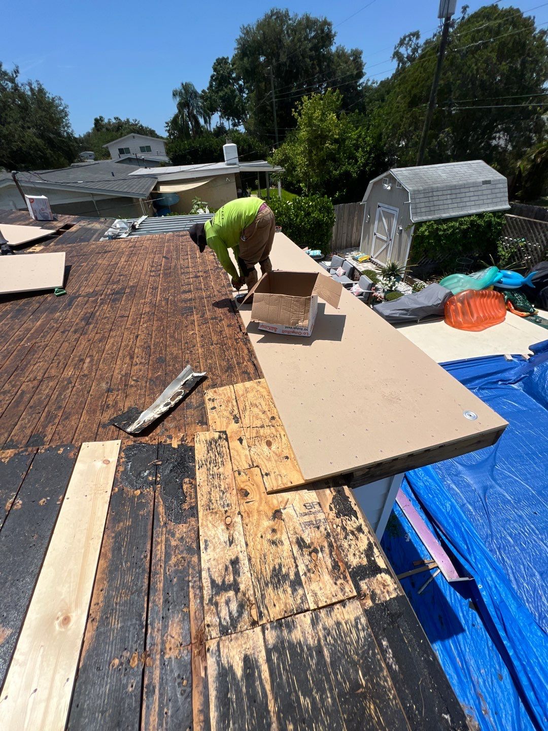 Project in St. Petersburg 33702 by Mitchell Roofing Company LLC 