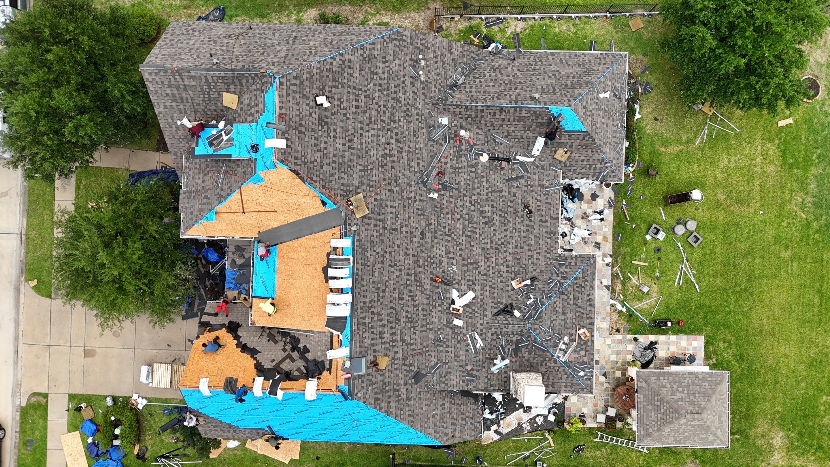 Residential Roofing Installation using IKO Dynasty by Core Four Roofing