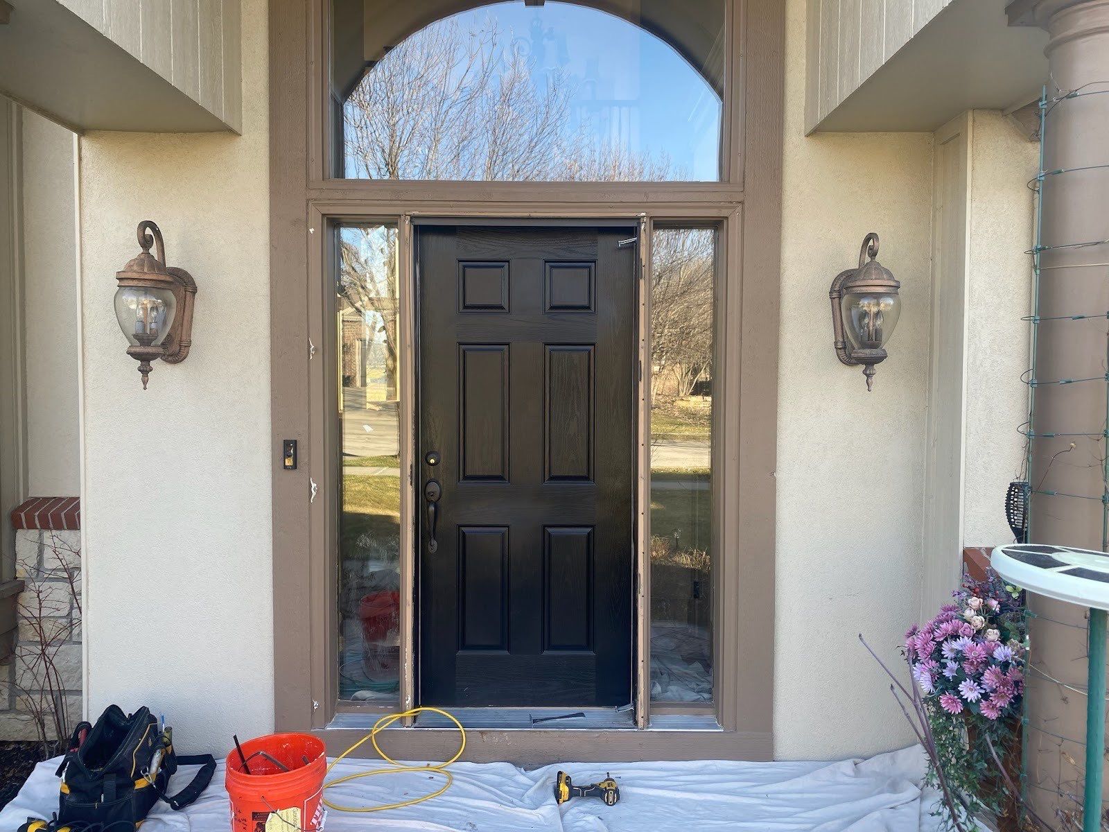 Staley Farms Single-to-Double French Door Conversion by WINDURA