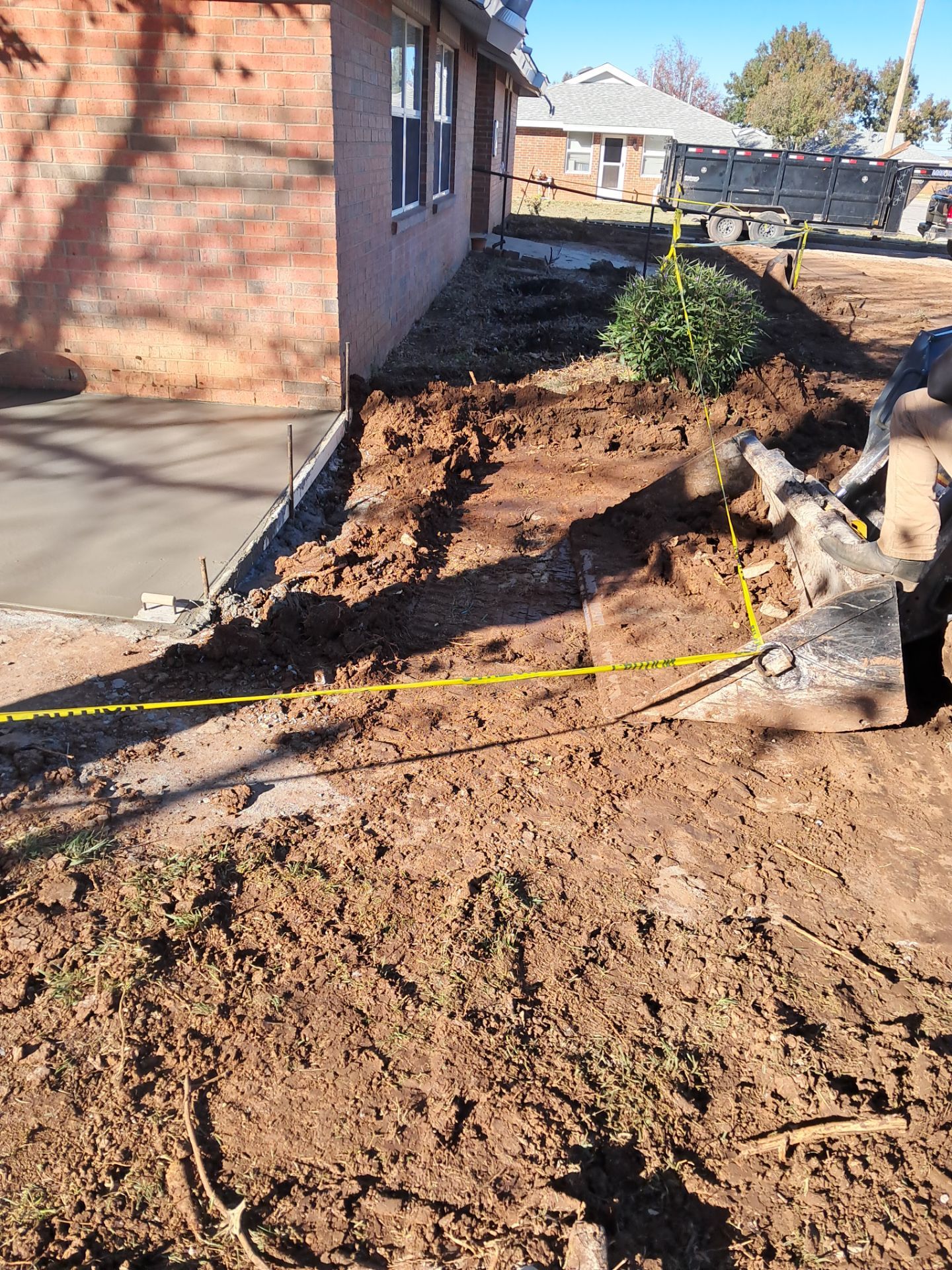 Concrete work, Landscape work, Sod work, and Irrigation work. by Clays Services Inc