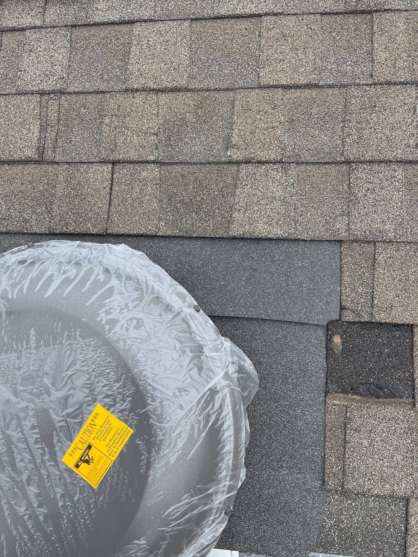 Hail Damage using Owen's Corning Duration (Lifetime) Shingles by Roof Repair Company