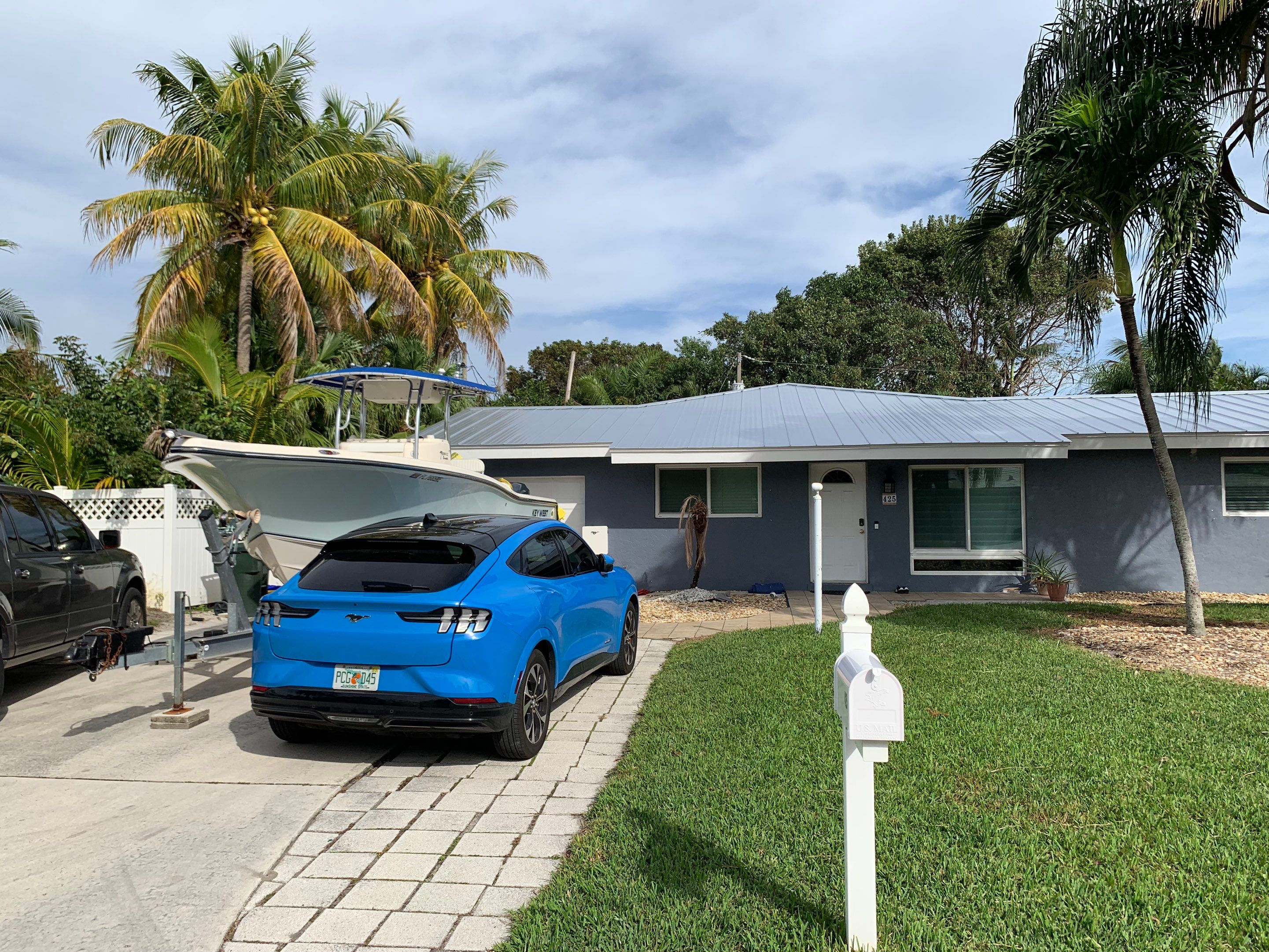 Residential Roofing Installation using 1" Nail strip metal roof by BLUES BROTHERS ROOFING