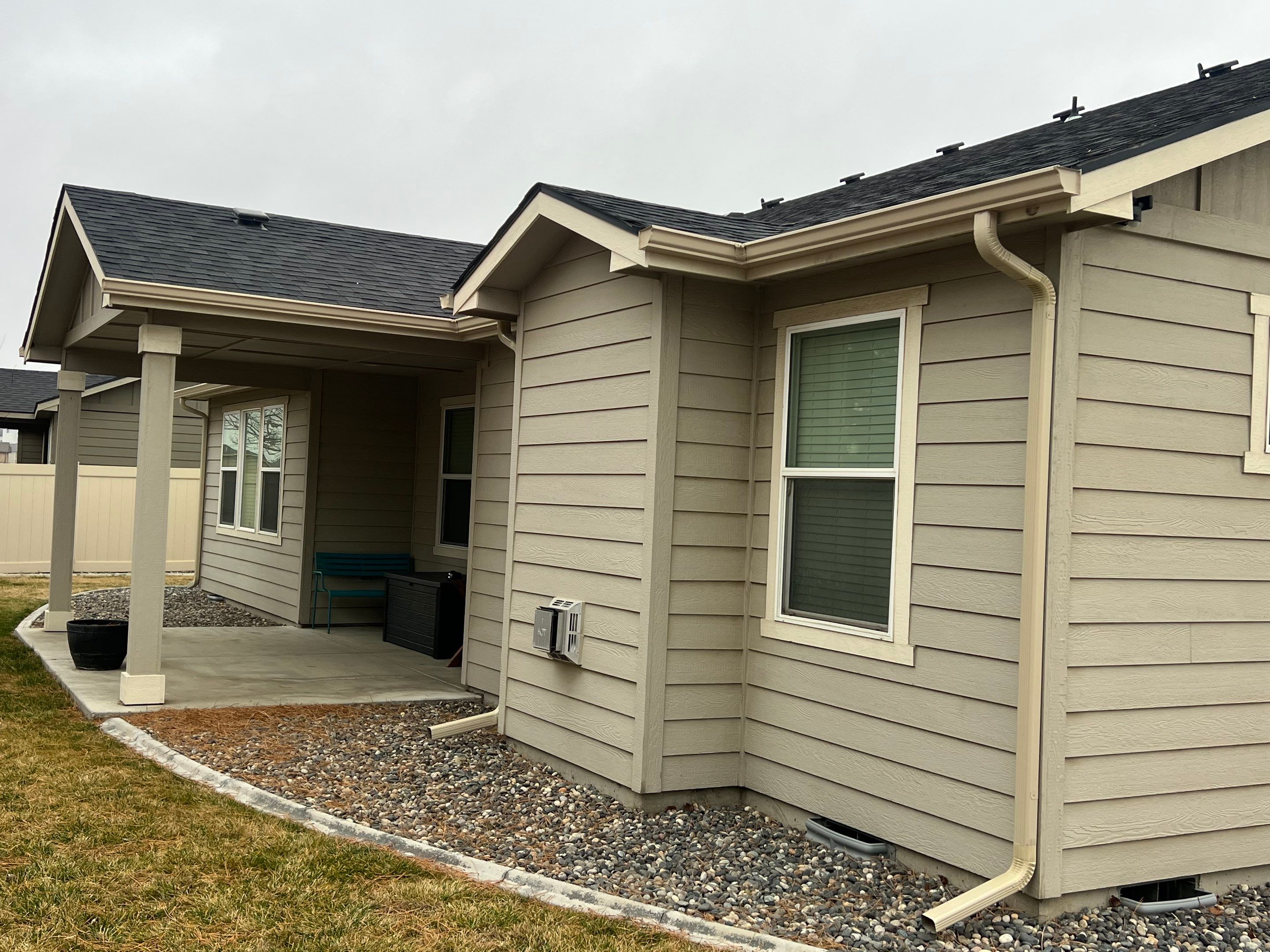 Adobe Tan Gutters by BN Covered Exteriors