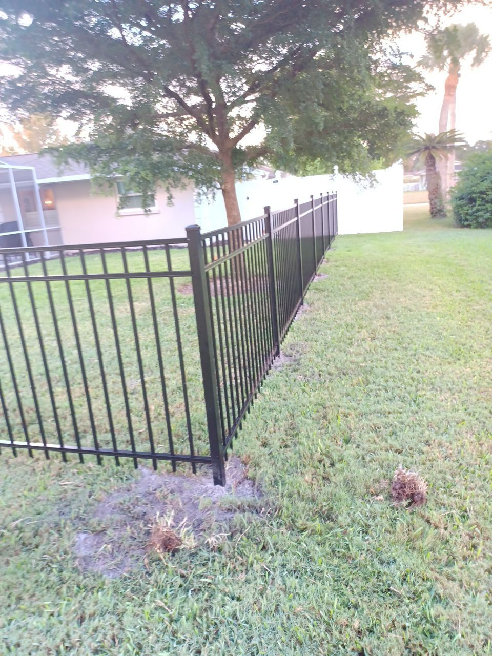 Sarasota, FL 4 ft. Tall 3-Rail Black Aluminum  by Asap fence and gates, LLC
