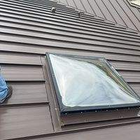 24ga 1.5" Mechanical Seam Mansard Brown  by Total Roofing System The Metal Roof Experts